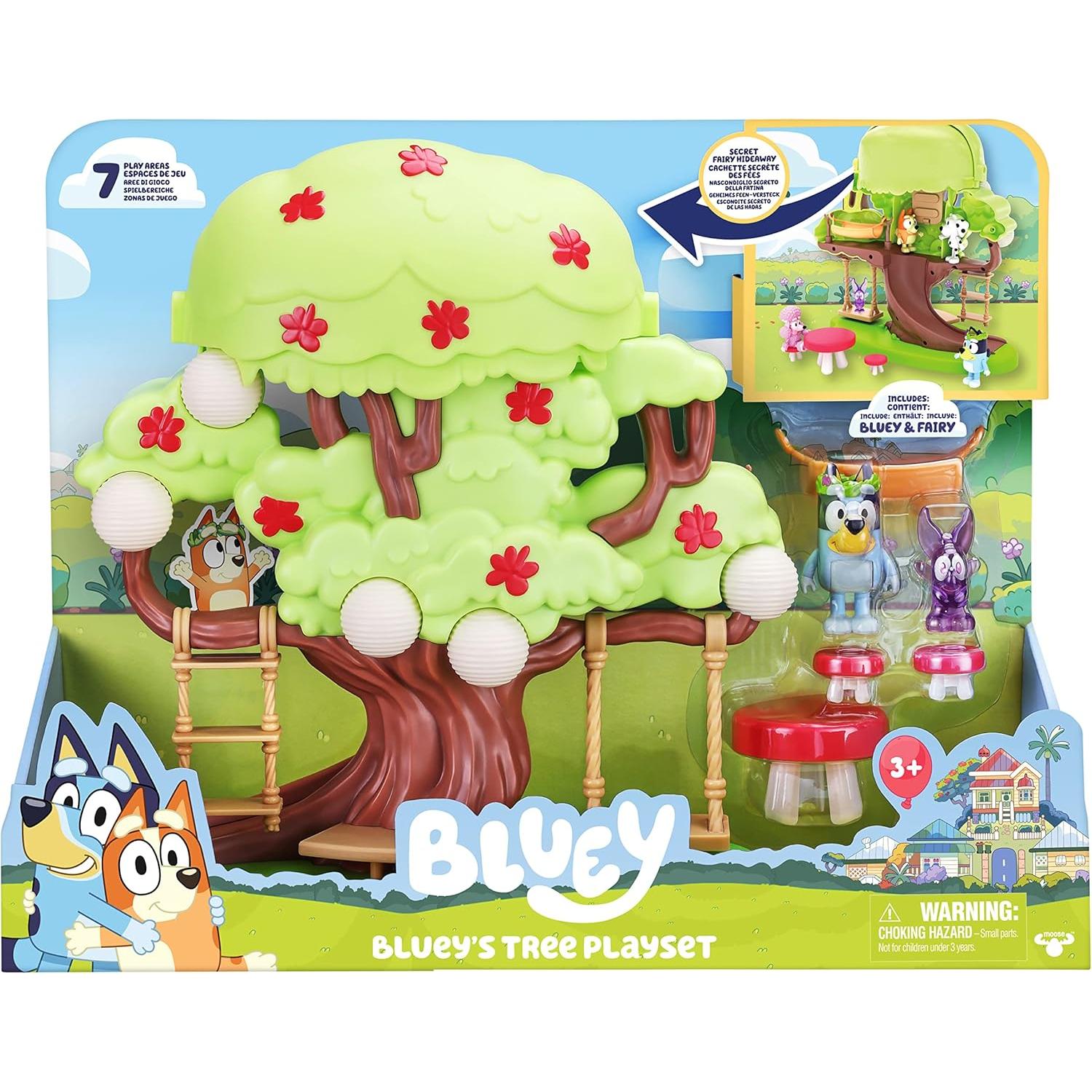 Juego de Árbol Bluey S8 con Figuras y Accesorios