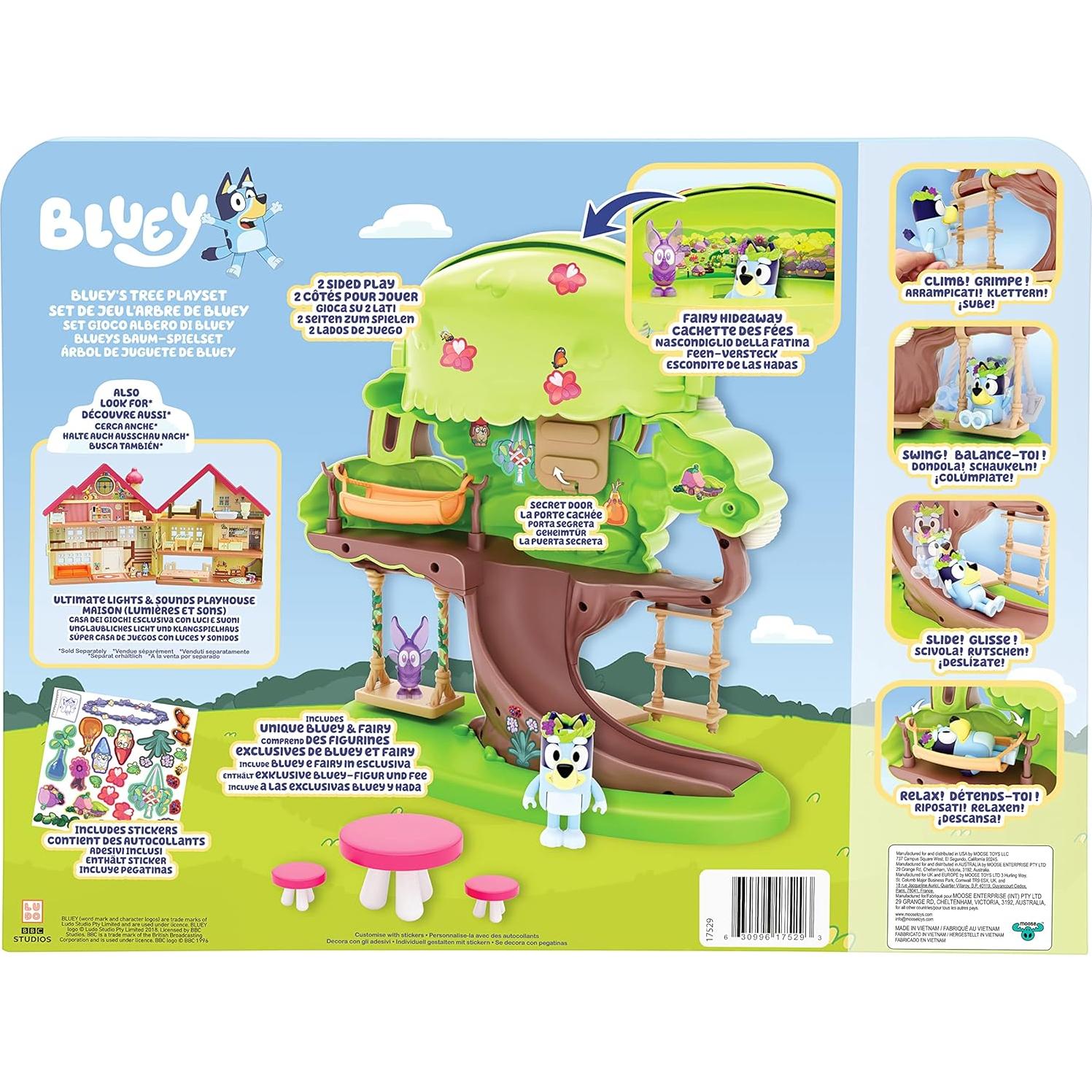Juego de Árbol Bluey S8 con Figuras y Accesorios