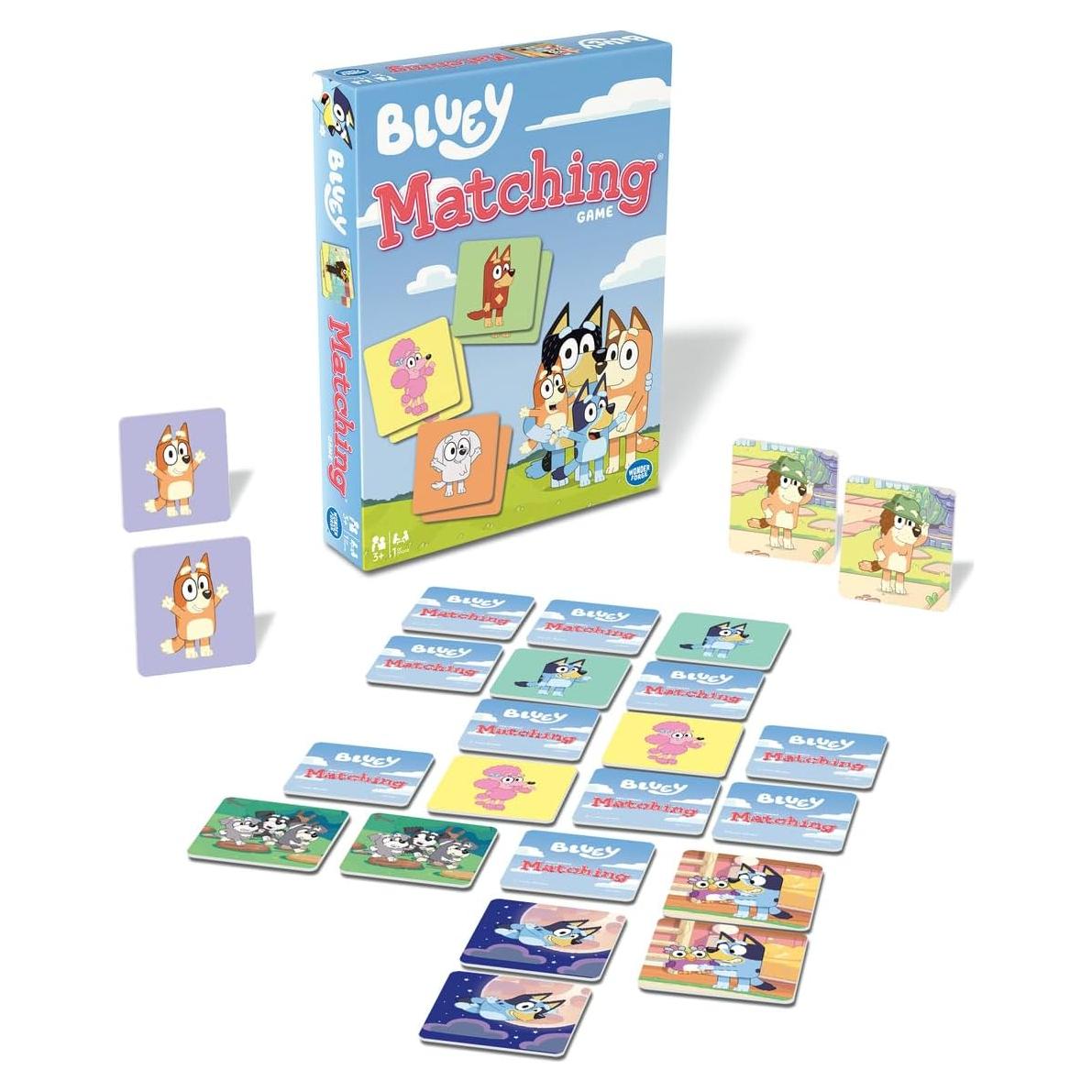Juego de Emparejamiento Bluey Wonder Forge - 72 Fichas - 3 Años+