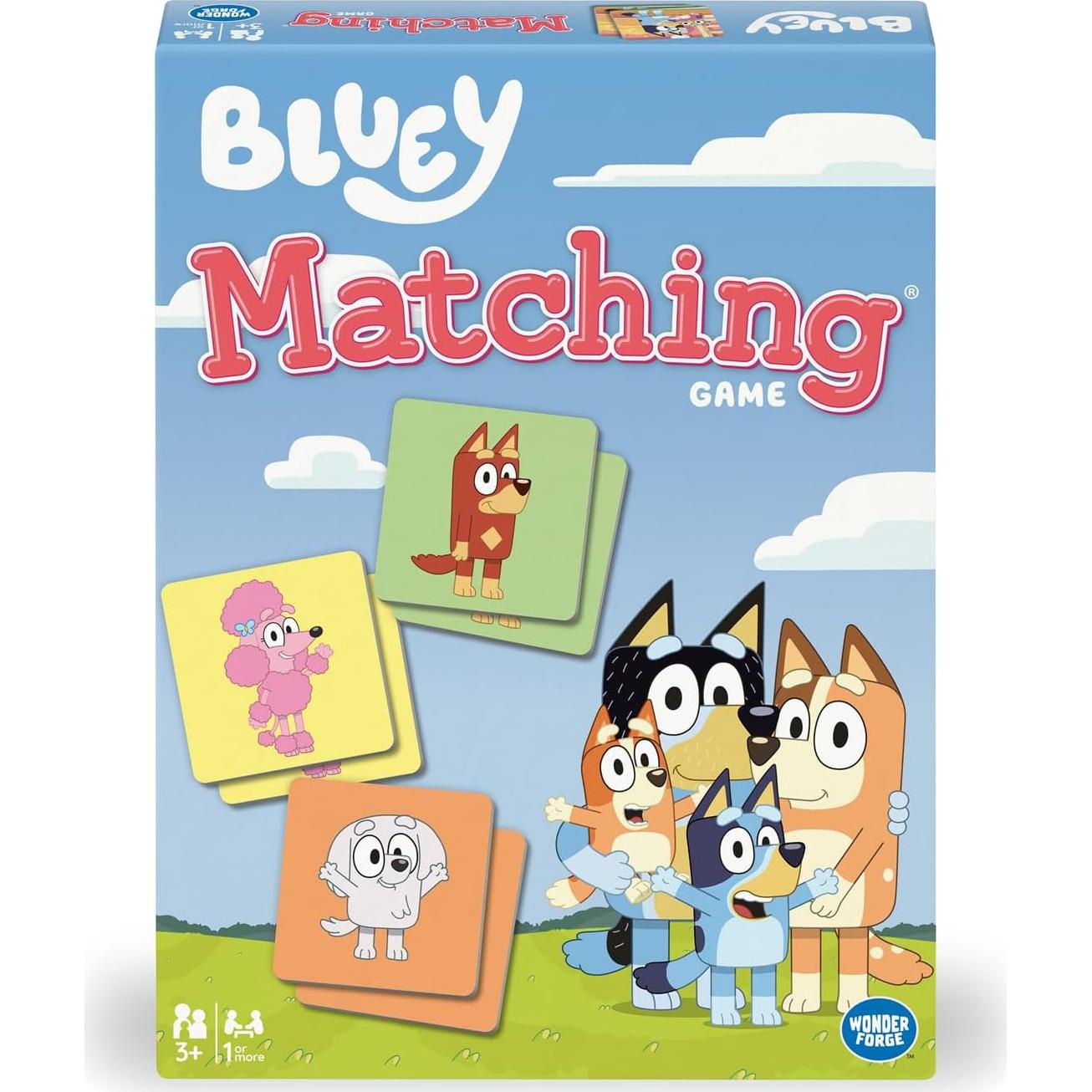 Juego de Emparejamiento Bluey Wonder Forge - 72 Fichas - 3 Años+