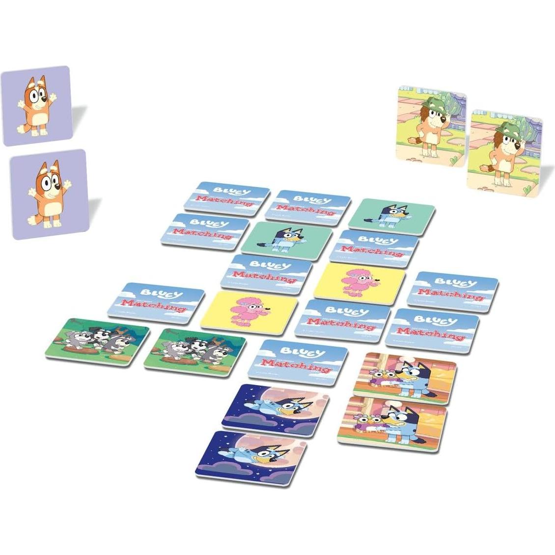 Juego de Emparejamiento Bluey Wonder Forge - 72 Fichas - 3 Años+