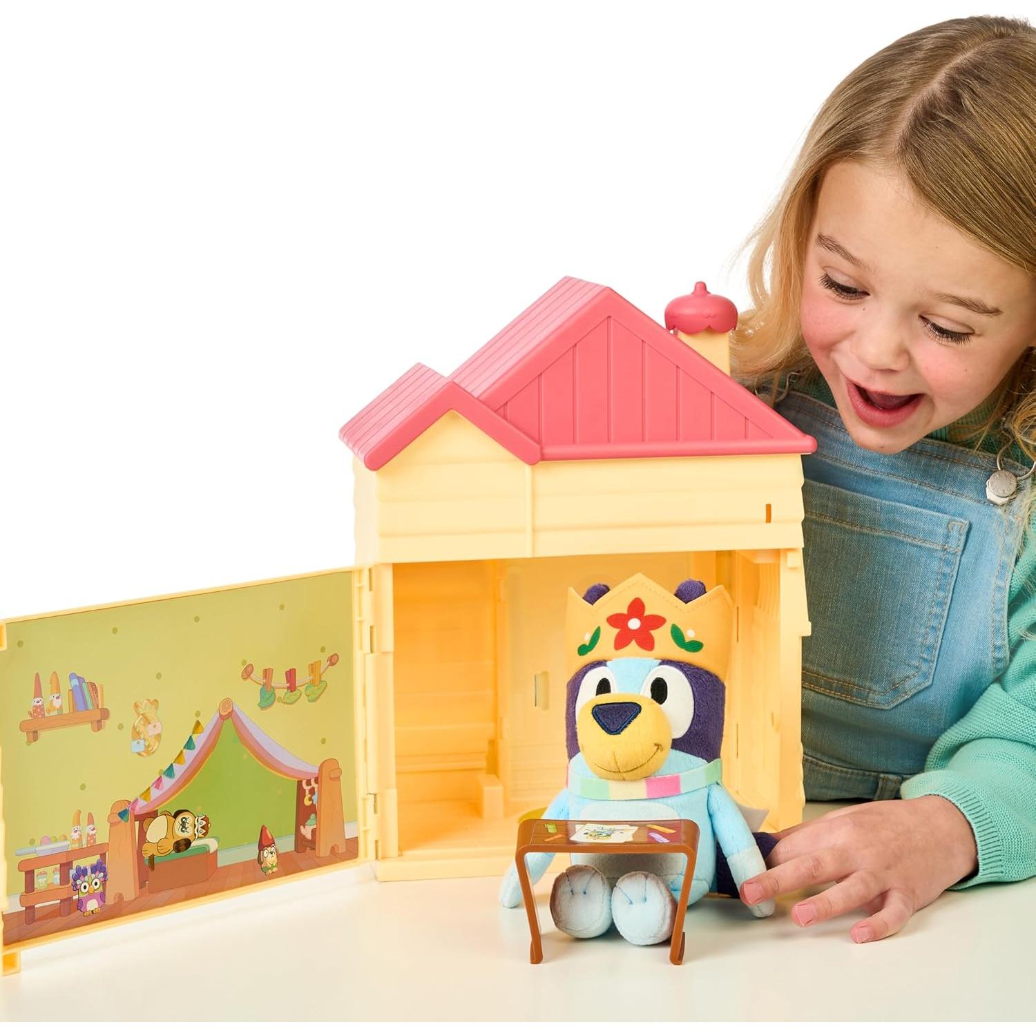 Sorpresa de Peluche Bluey con Stickers y Cartel - 1.07 kg