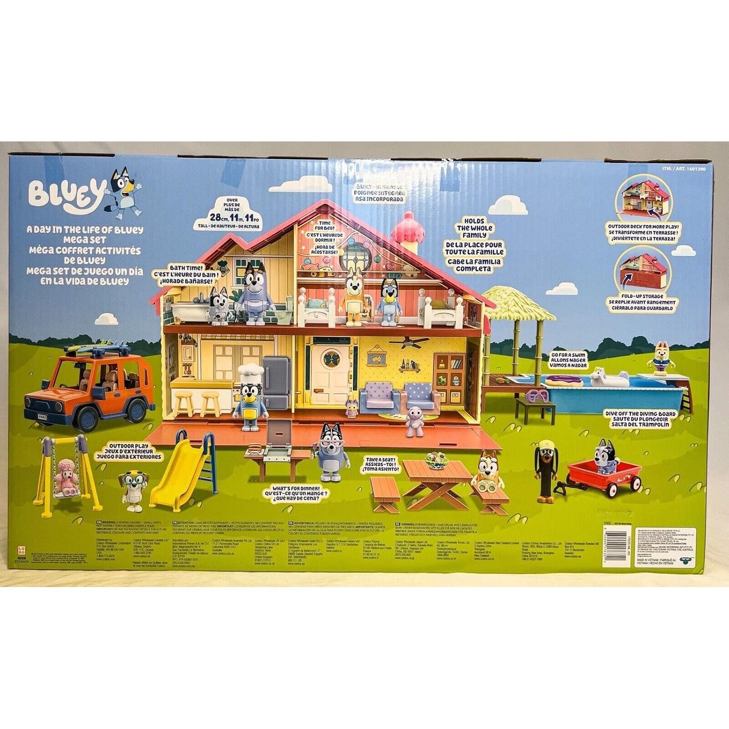 Conjunto Mega Definitivo Bluey 2023 - 40 Piezas y 14 Figuras