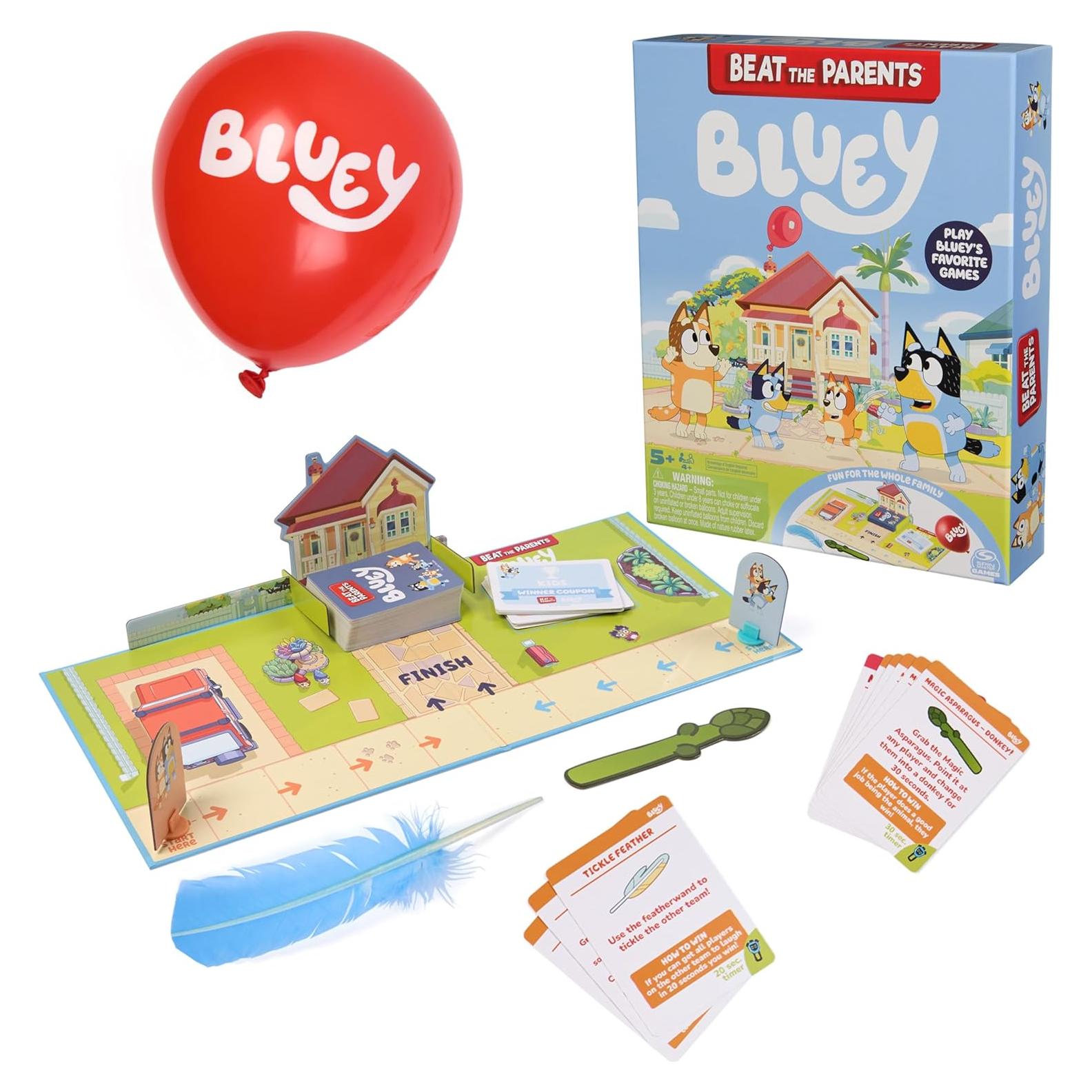 Juego de Mesa Bluey Vence a los Padres - Spin Master, 2-6 Jugadores