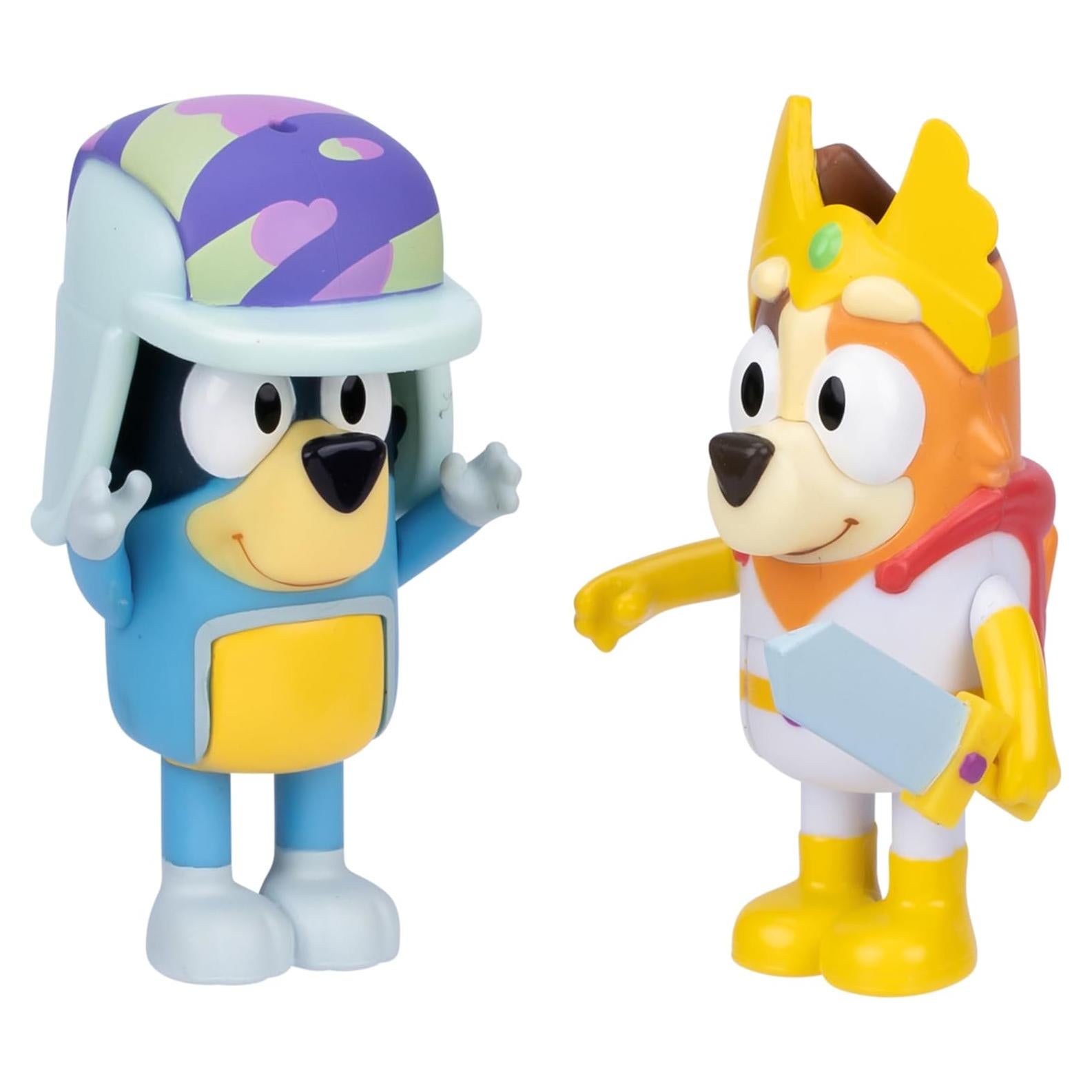 Paquete de Figuras Bluey 2-Pack - Chilli y Bandit 6.35 cm