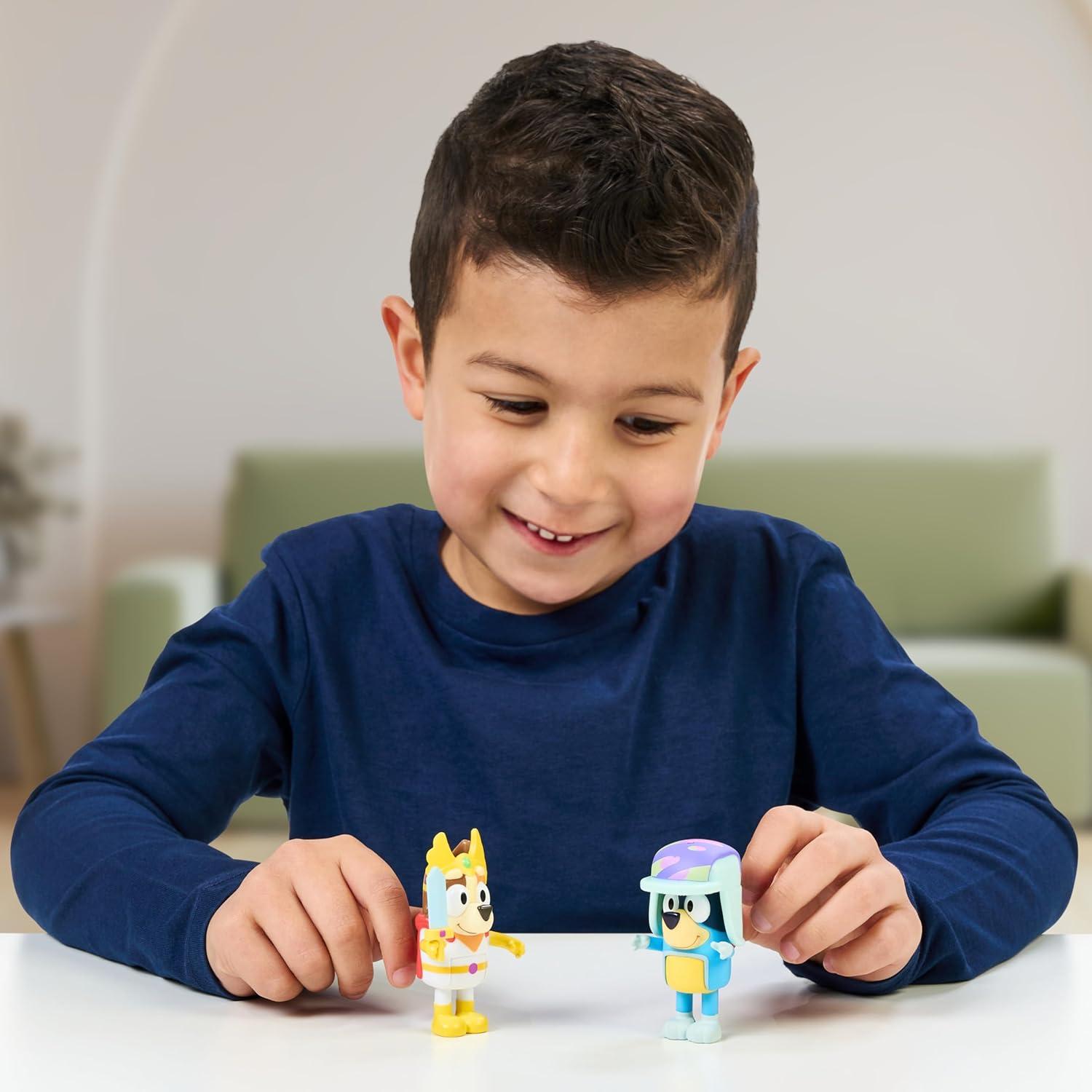 Paquete de Figuras Bluey 2-Pack - Chilli y Bandit 6.35 cm