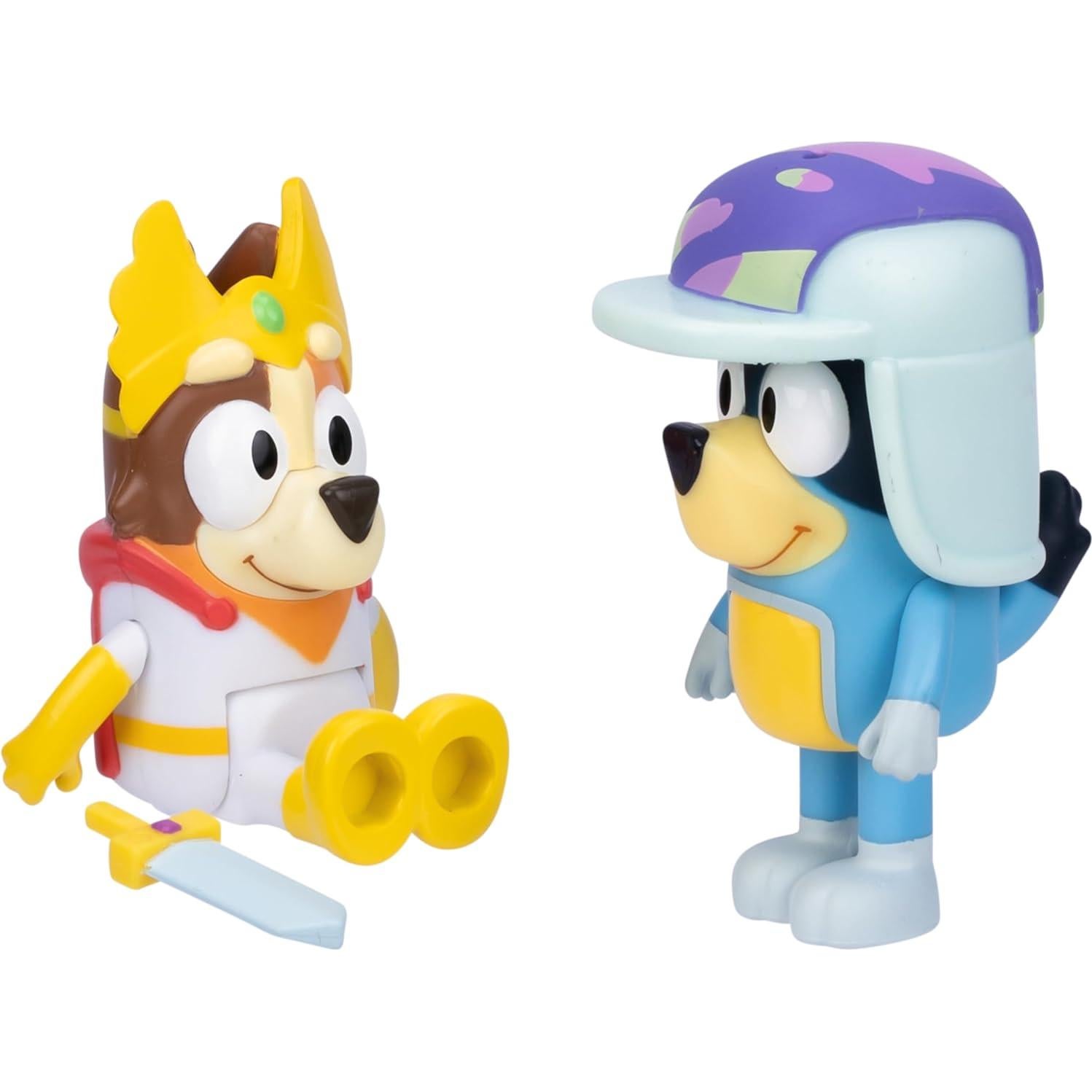 Paquete de Figuras Bluey 2-Pack - Chilli y Bandit 6.35 cm