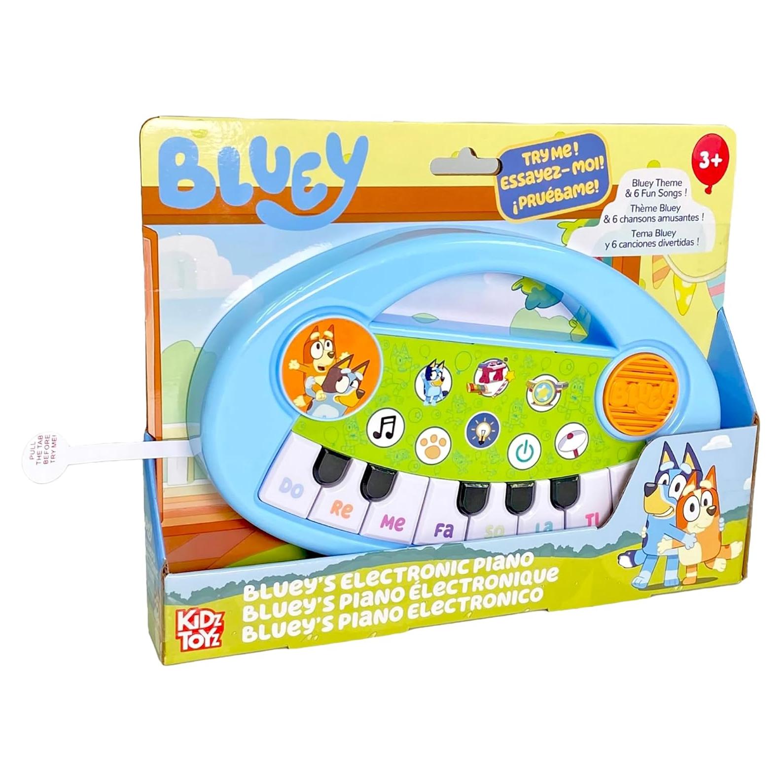 Teclado Electrónico Bluey Music Time - Aprendizaje Musical Niños