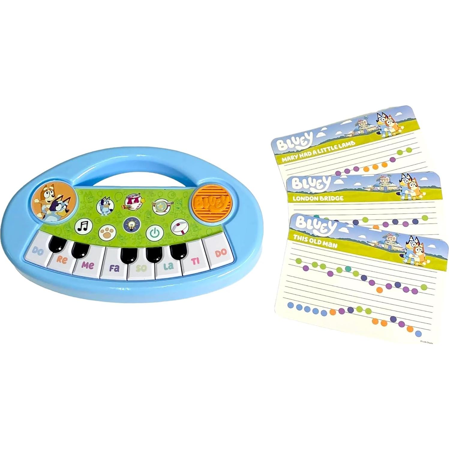 Teclado Electrónico Bluey Music Time - Aprendizaje Musical Niños