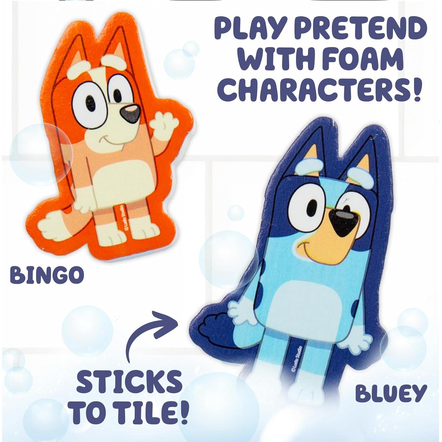 Conjunto de Baño Bluey 9 Piezas - Pinturas y Crayones Lavables