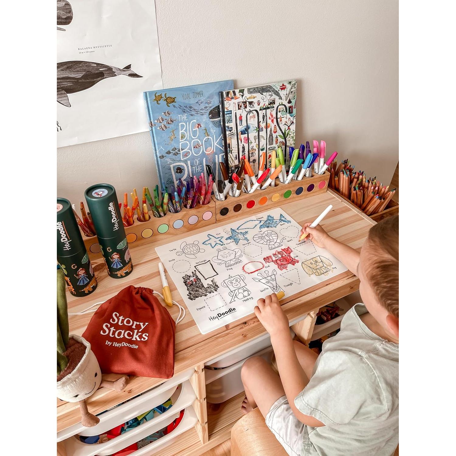 Alfombrilla Doodle HeyDoodle A3 Reutilizable para Niños