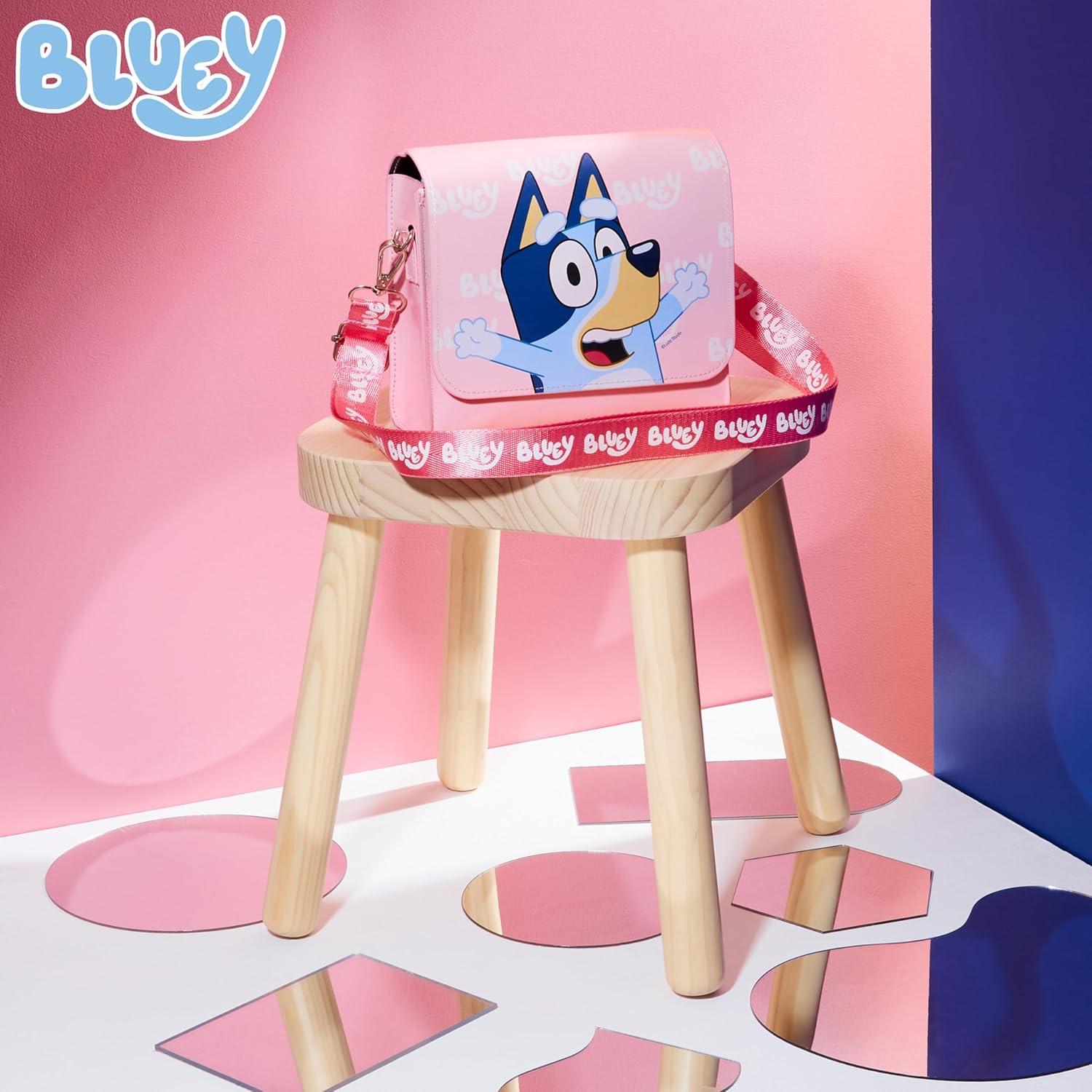 Bolso de mano Bluey para niñas - Strap ajustable 17.8x16x7.1 cm
