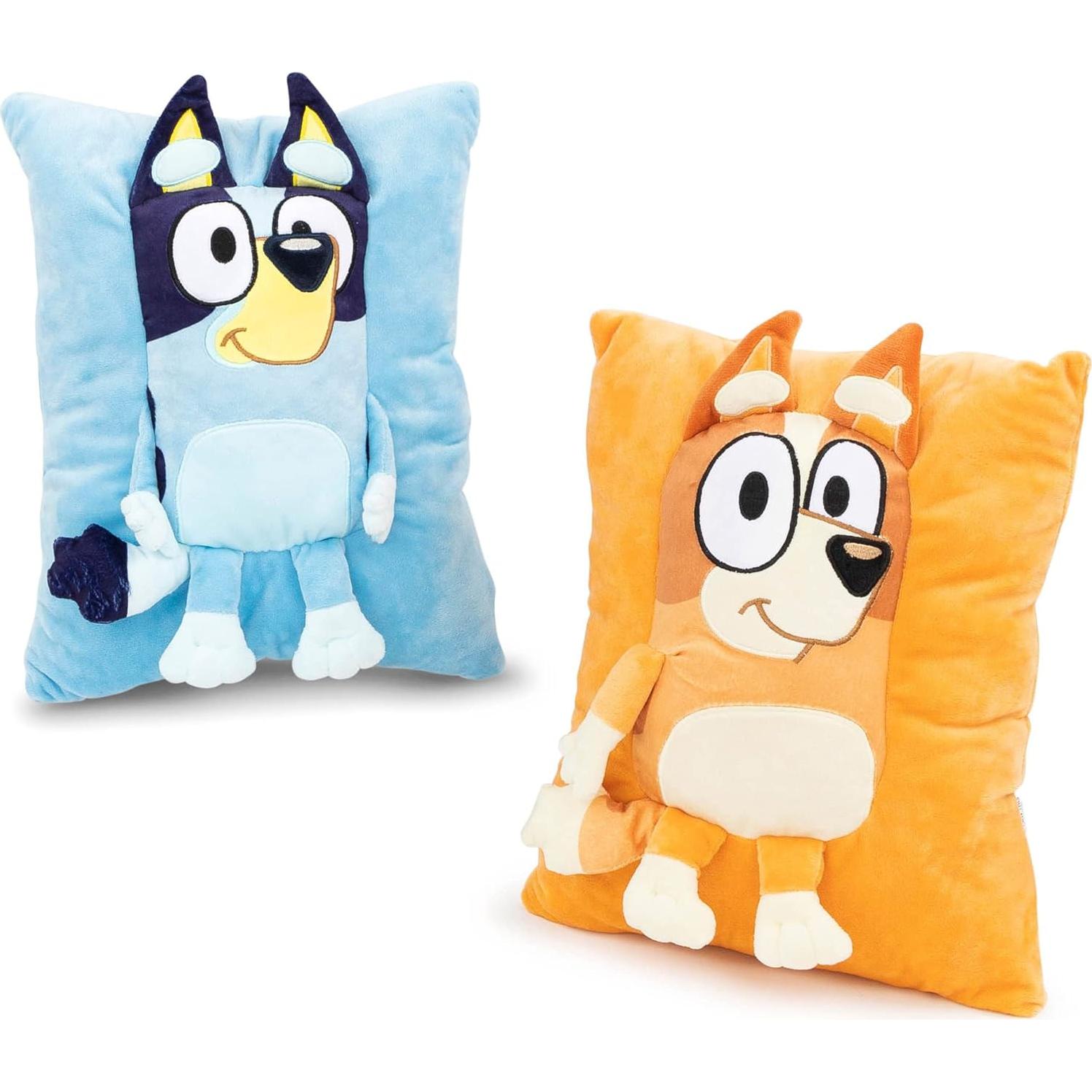Almohada de Abrazo Bluey Bingo 33 cm - Peluche Suave Oficial