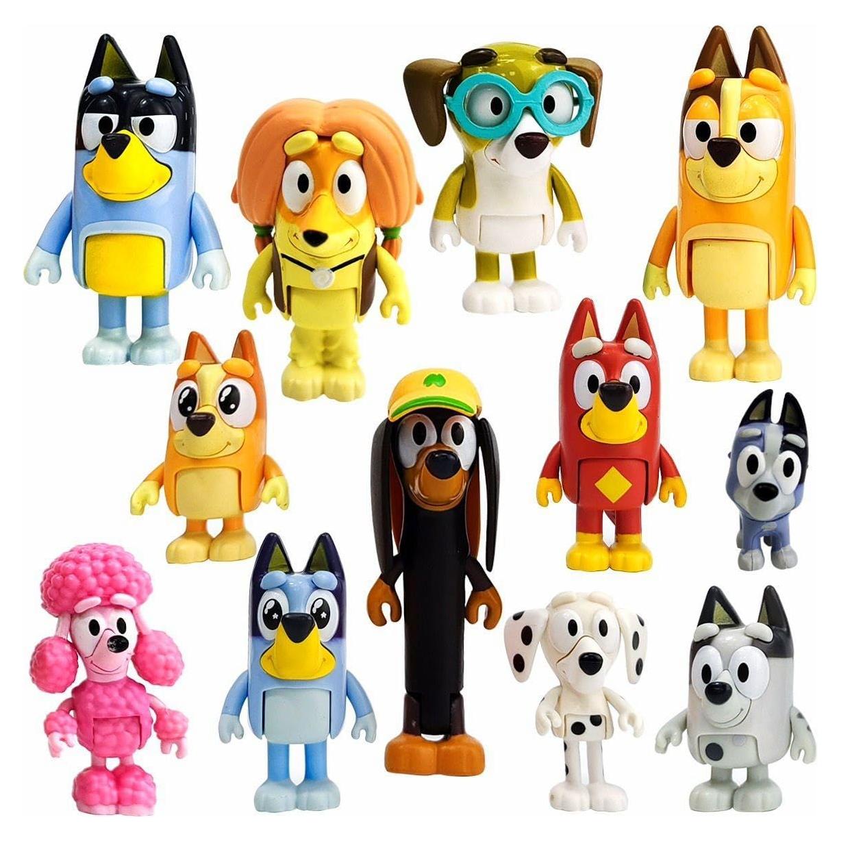 Set de 12 Figuras de Lobos YAsoul - Juguetes de Acción 6-8 cm