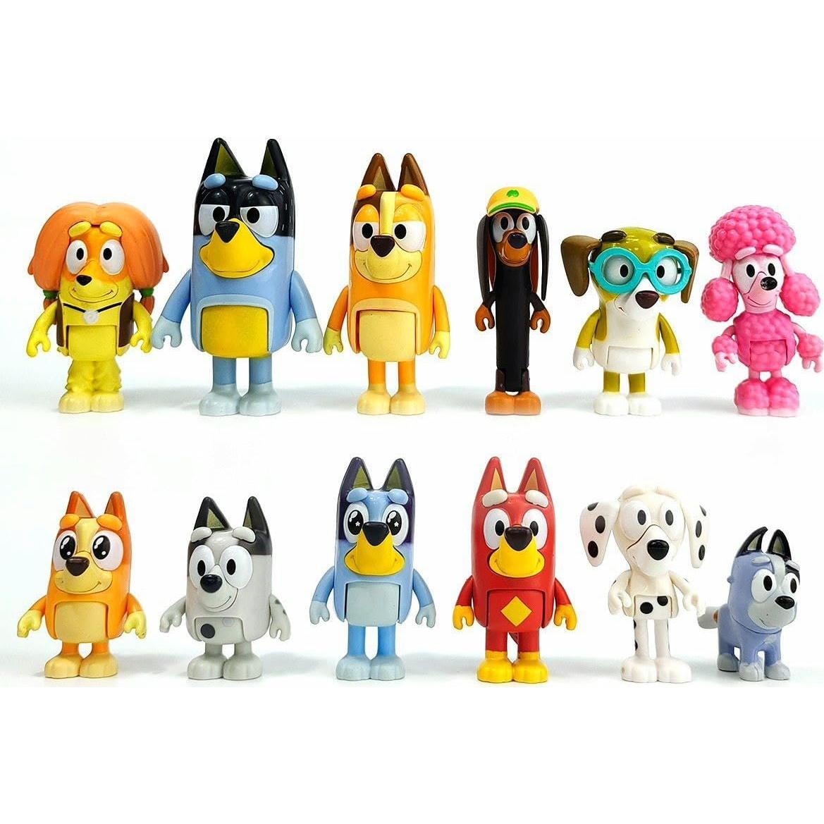 Set de 12 Figuras de Lobos YAsoul - Juguetes de Acción 6-8 cm