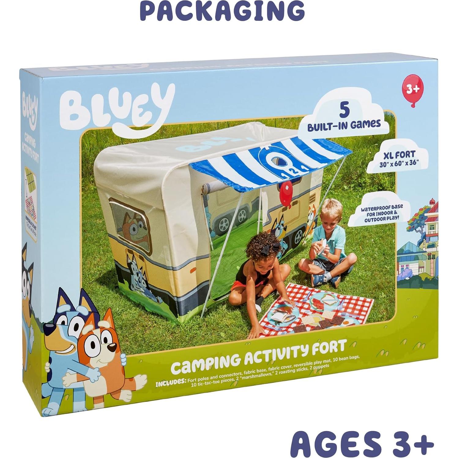 Fortaleza de Actividades Camping Bluey - Juguete Interactivo