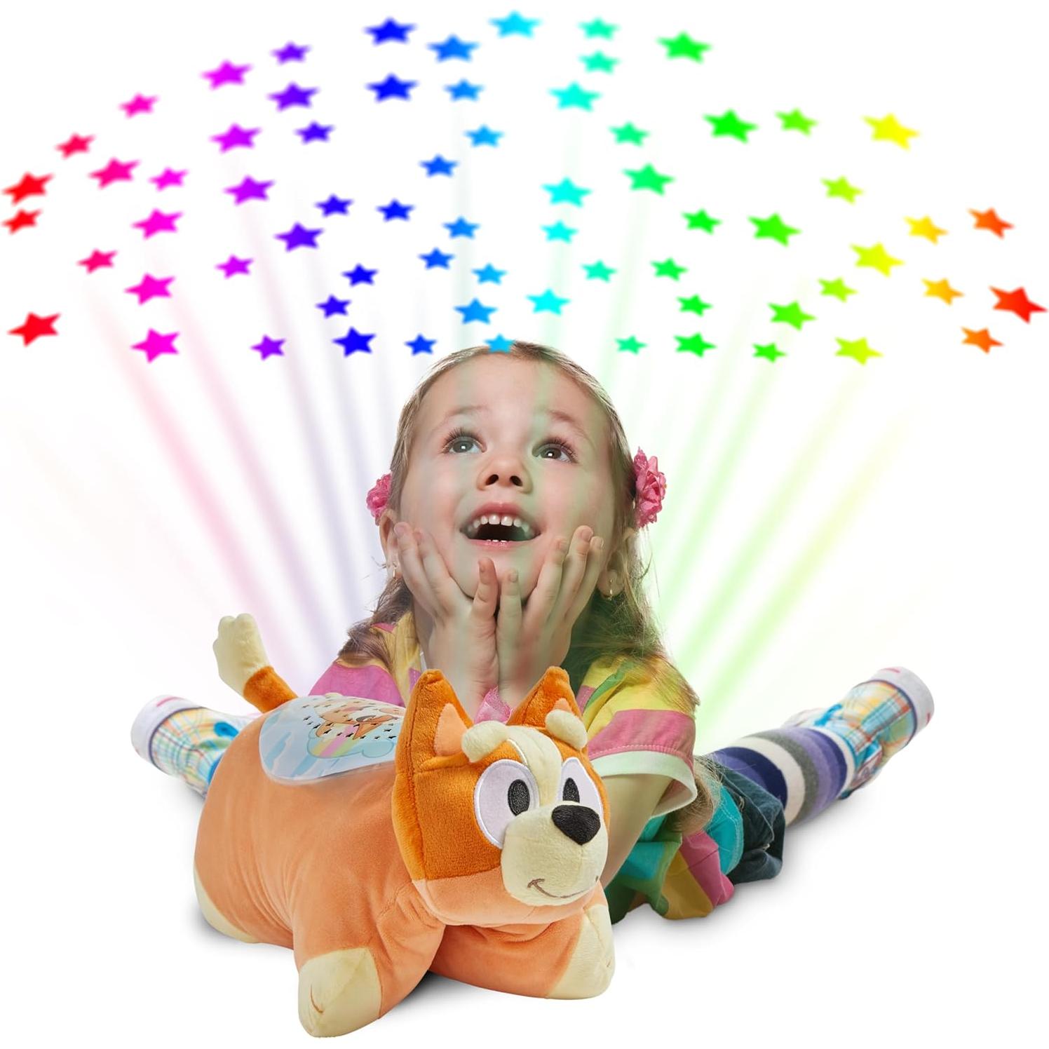 Luz de Sueño Bingo Pillow Pets 27.94 cm Proyector Estrellas