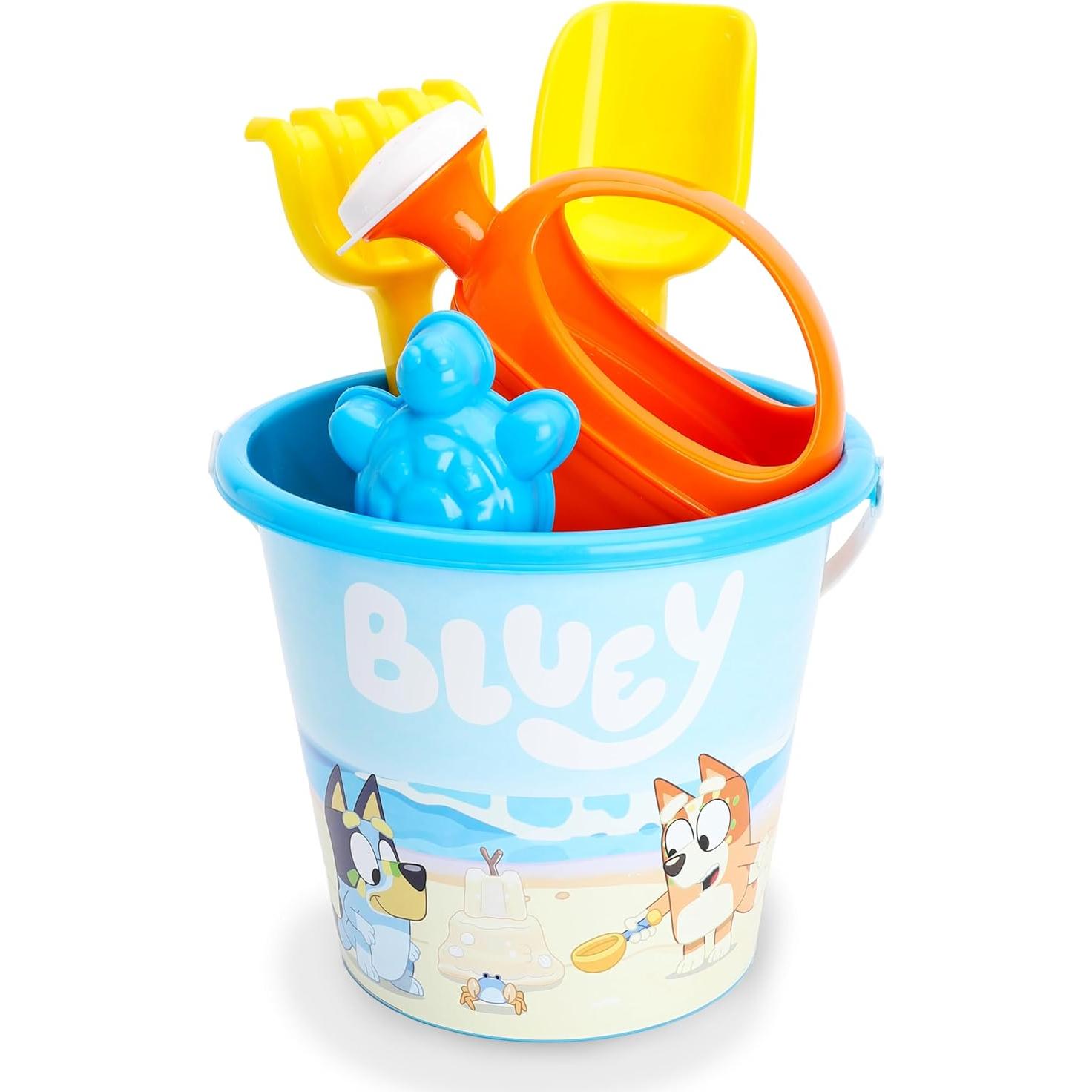 Juego de cubo y pala Toyland Bluey 6 piezas para playa