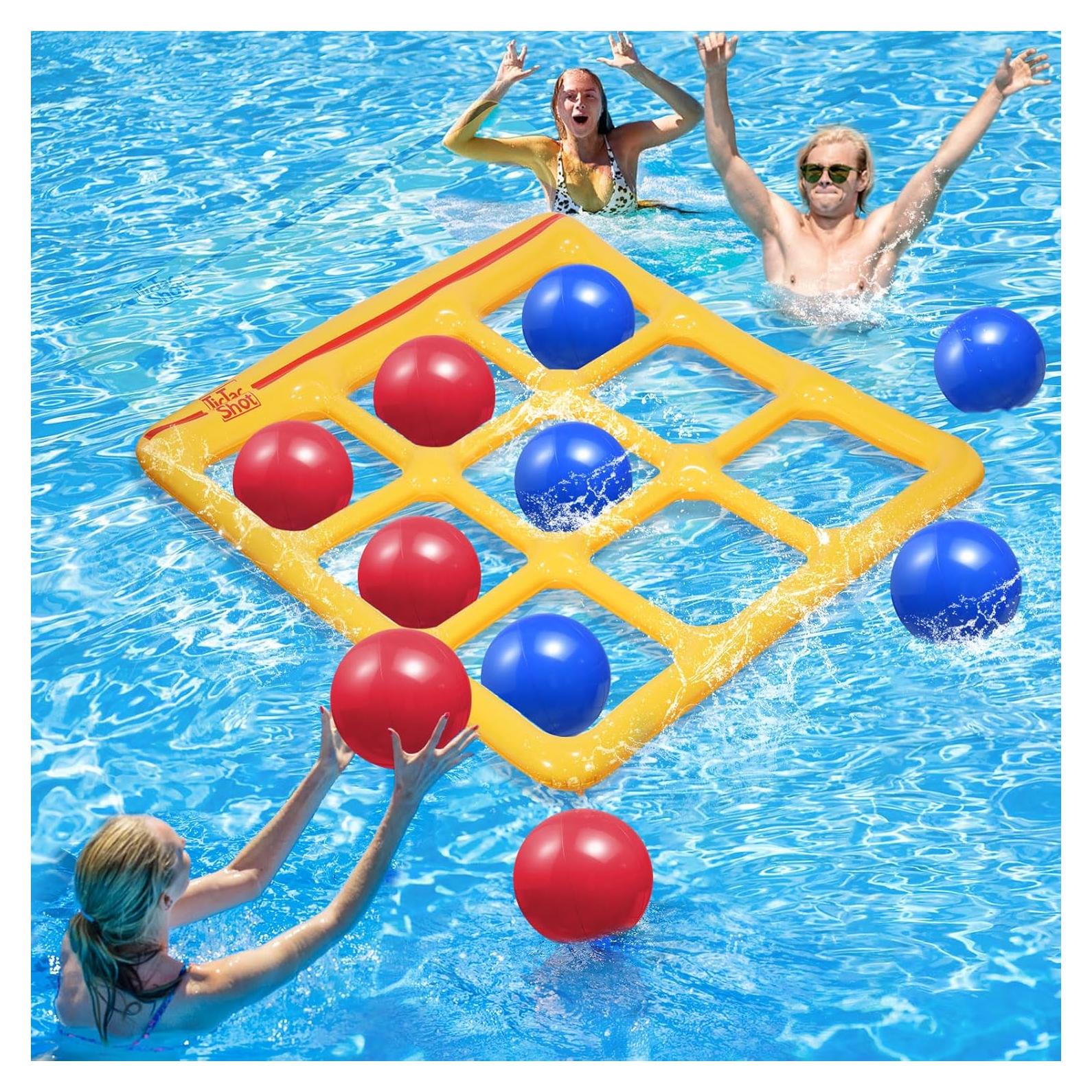 Juego Inflable de Tres en Raya TicTac Shot - 142x137 cm