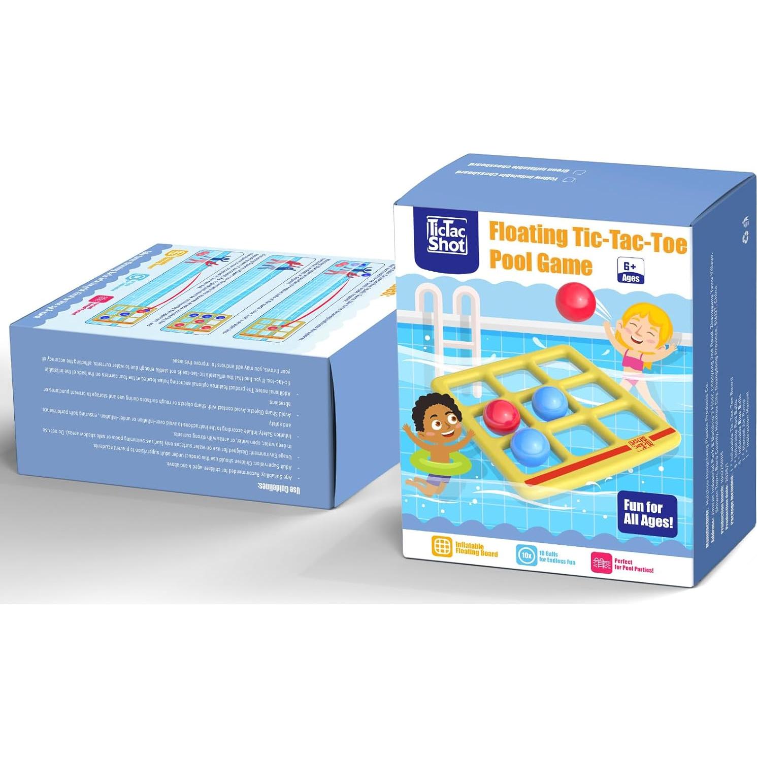 Juego Inflable de Tres en Raya TicTac Shot - 142x137 cm