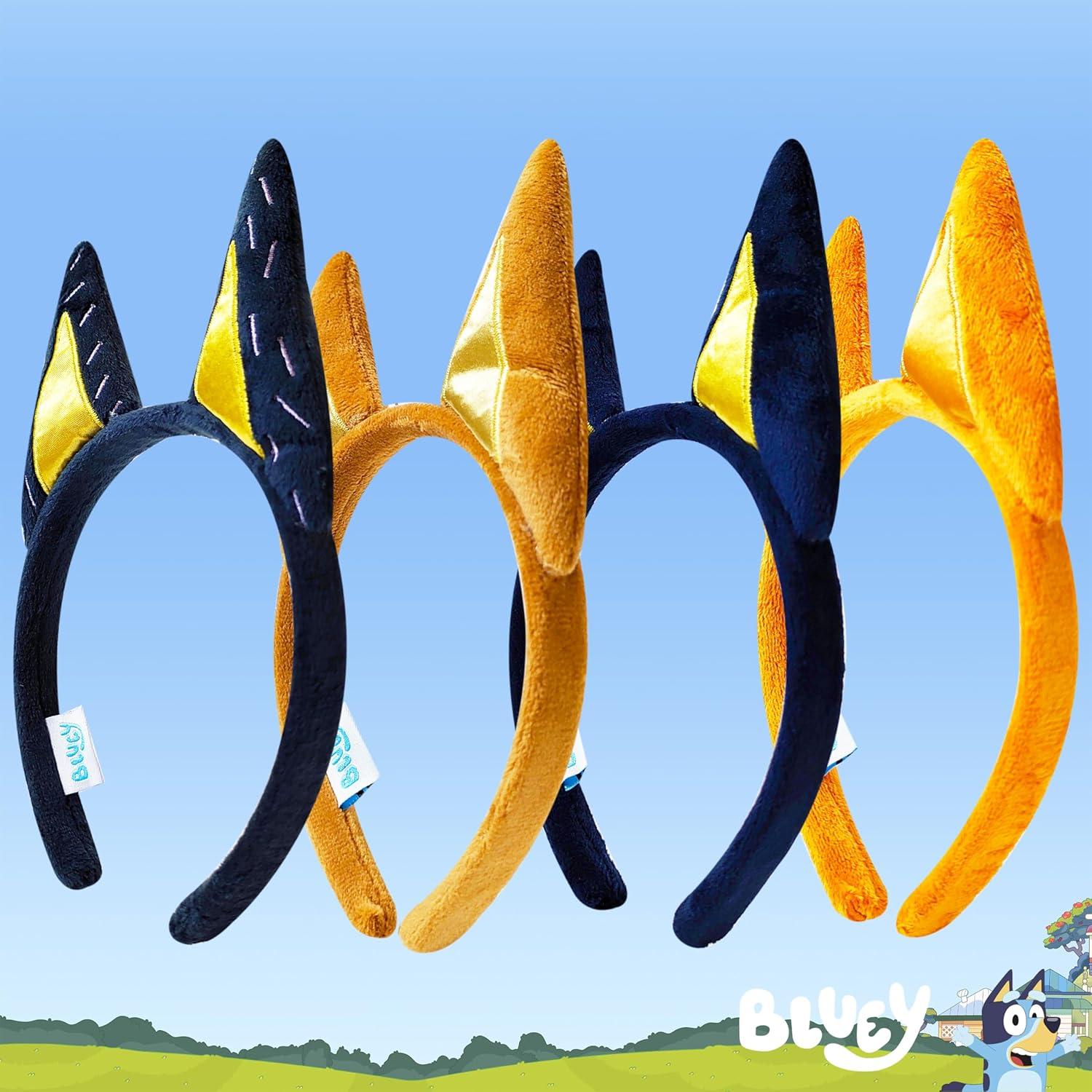 Diadema de Orejas de Animal Bluey - 4 Piezas para Niños