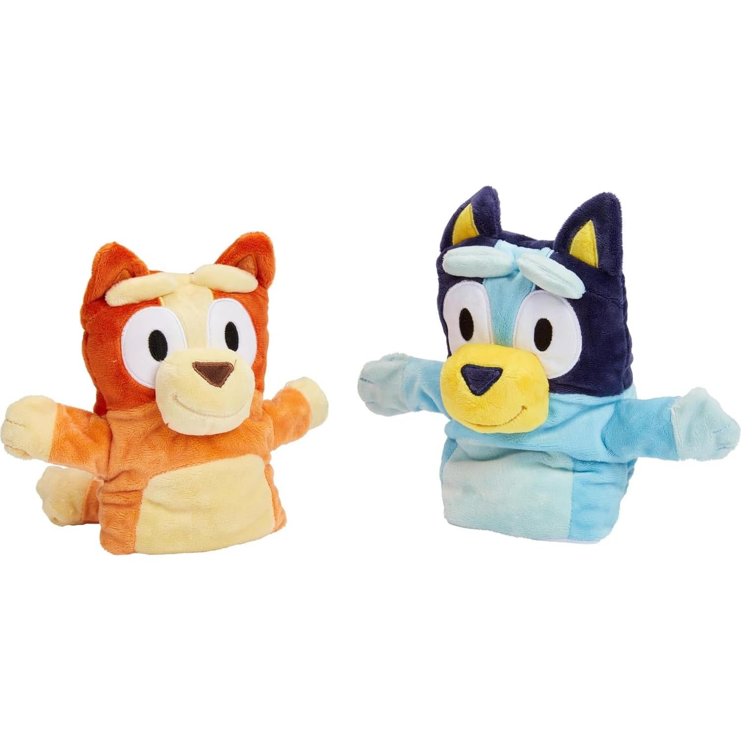 Teatro de Marionetas de Madera Bluey con 2 Marionetas - 81x43.9x50.9 cm