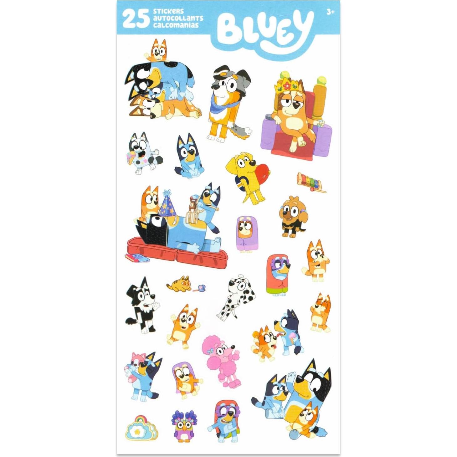 Mochila Escolar Bluey para Niños 38 cm + Botella y Stickers