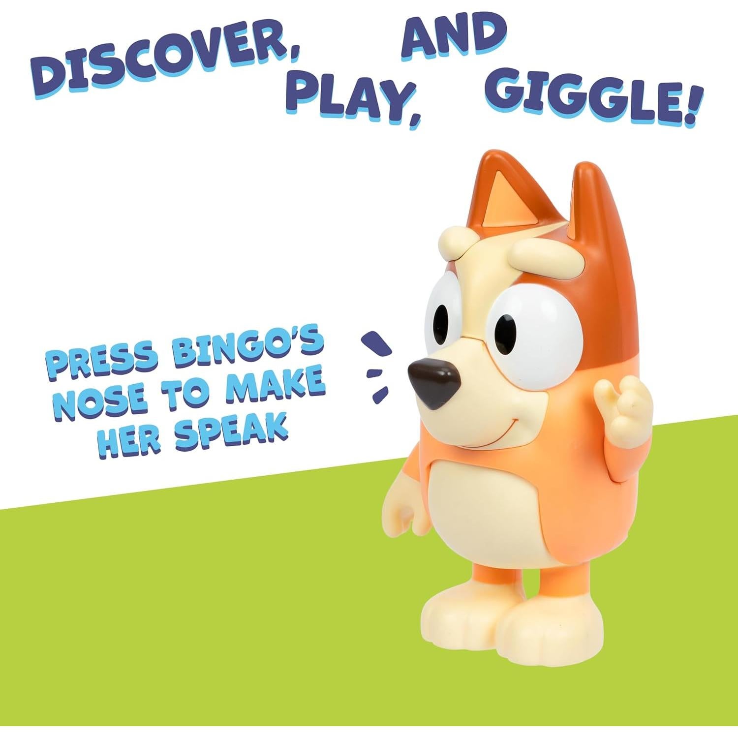 Juguete Hablante Bingo Bluey 15.24 cm Articulado 10 Frases