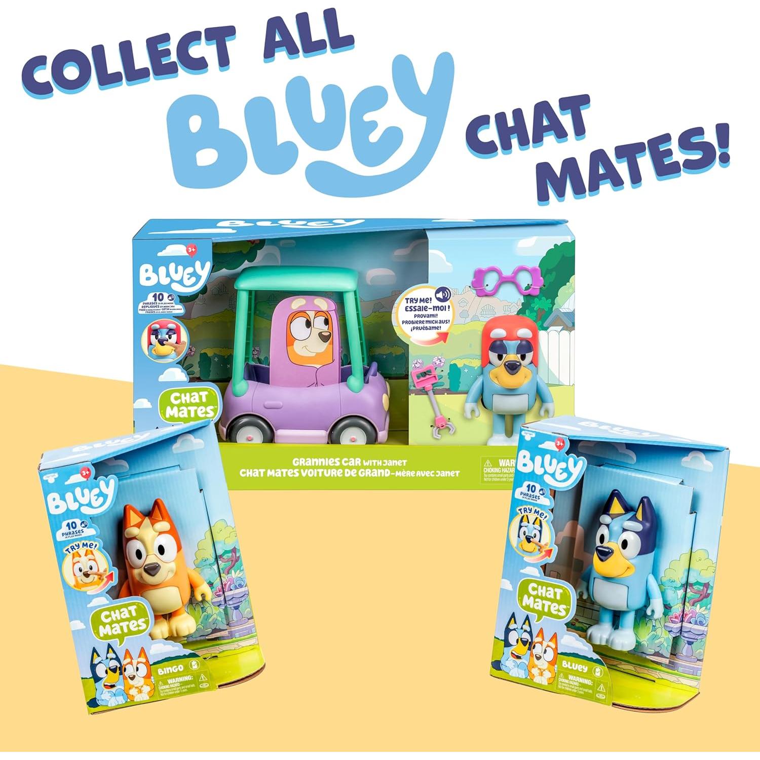 Juguete Hablante Bingo Bluey 15.24 cm Articulado 10 Frases