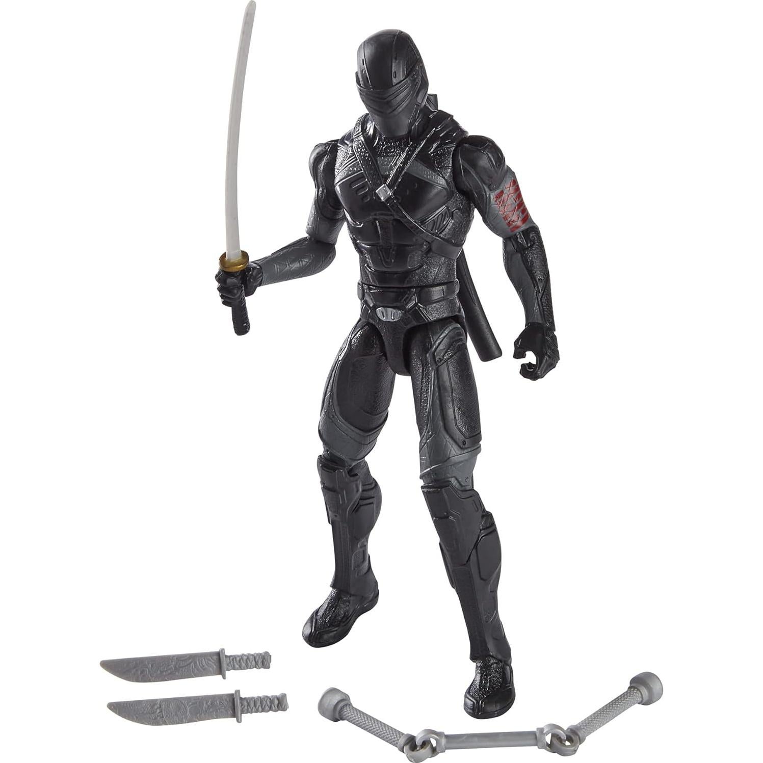 Figura de Acción G.I. Joe Snake Eyes 15 cm con Accesorios