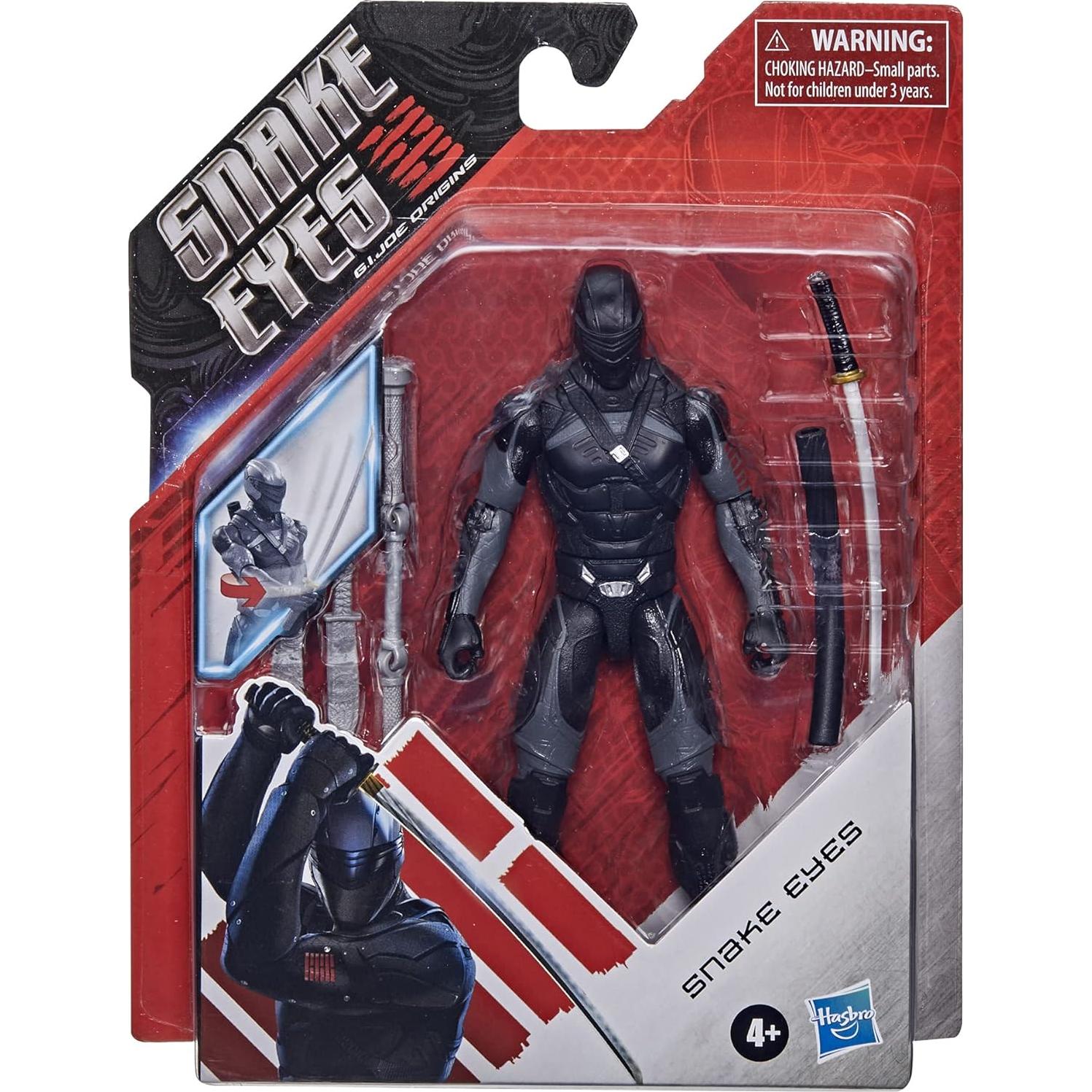Figura de Acción G.I. Joe Snake Eyes 15 cm con Accesorios