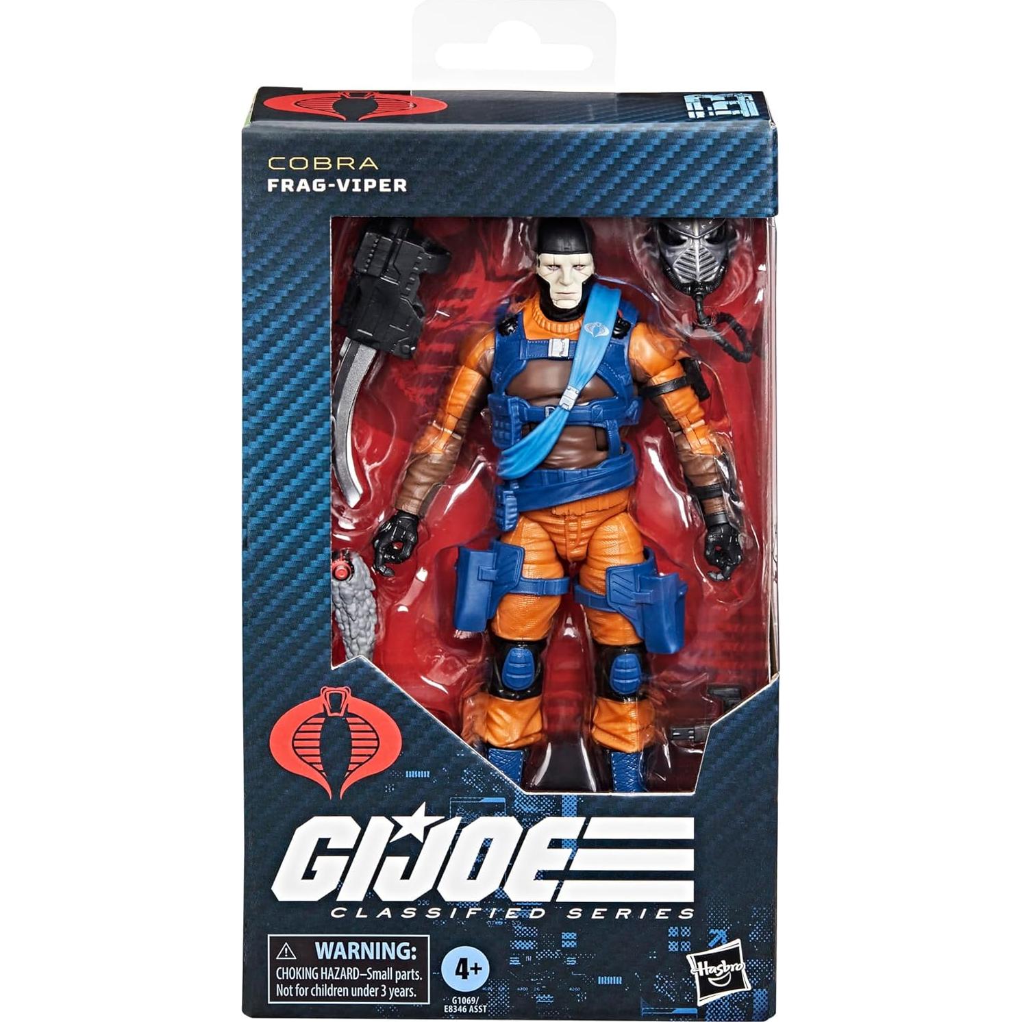 Figura de Acción G.I. Joe Frag-Viper 6" Hasbro con 10 Accesorios