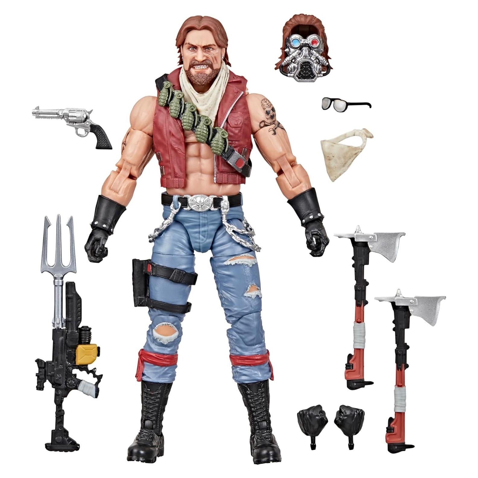 Figura de Acción G.I. Joe Dreadnok Monkeywrench 6" con 10 Accesorios