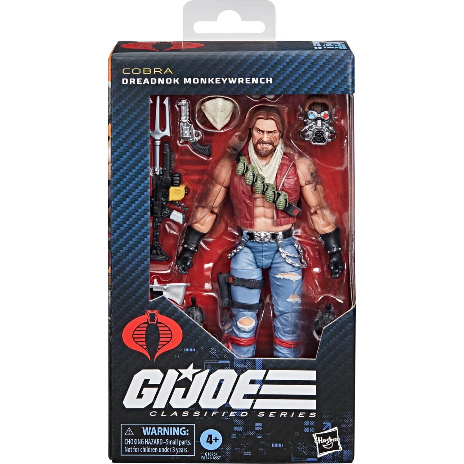 Figura de Acción G.I. Joe Dreadnok Monkeywrench 6" con 10 Accesorios