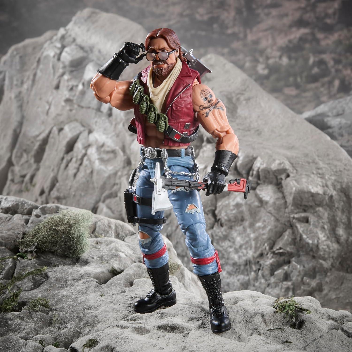Figura de Acción G.I. Joe Dreadnok Monkeywrench 6" con 10 Accesorios