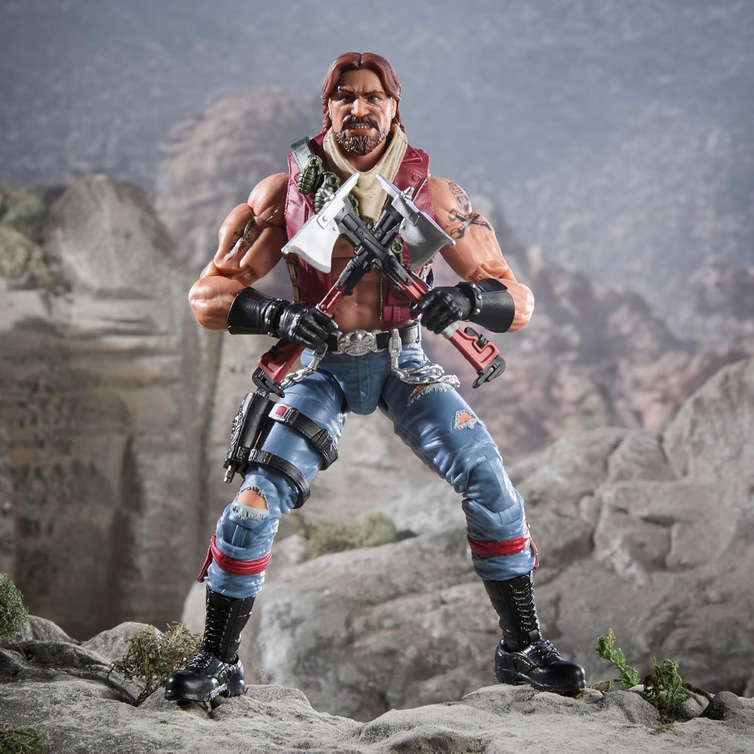 Figura de Acción G.I. Joe Dreadnok Monkeywrench 6" con 10 Accesorios