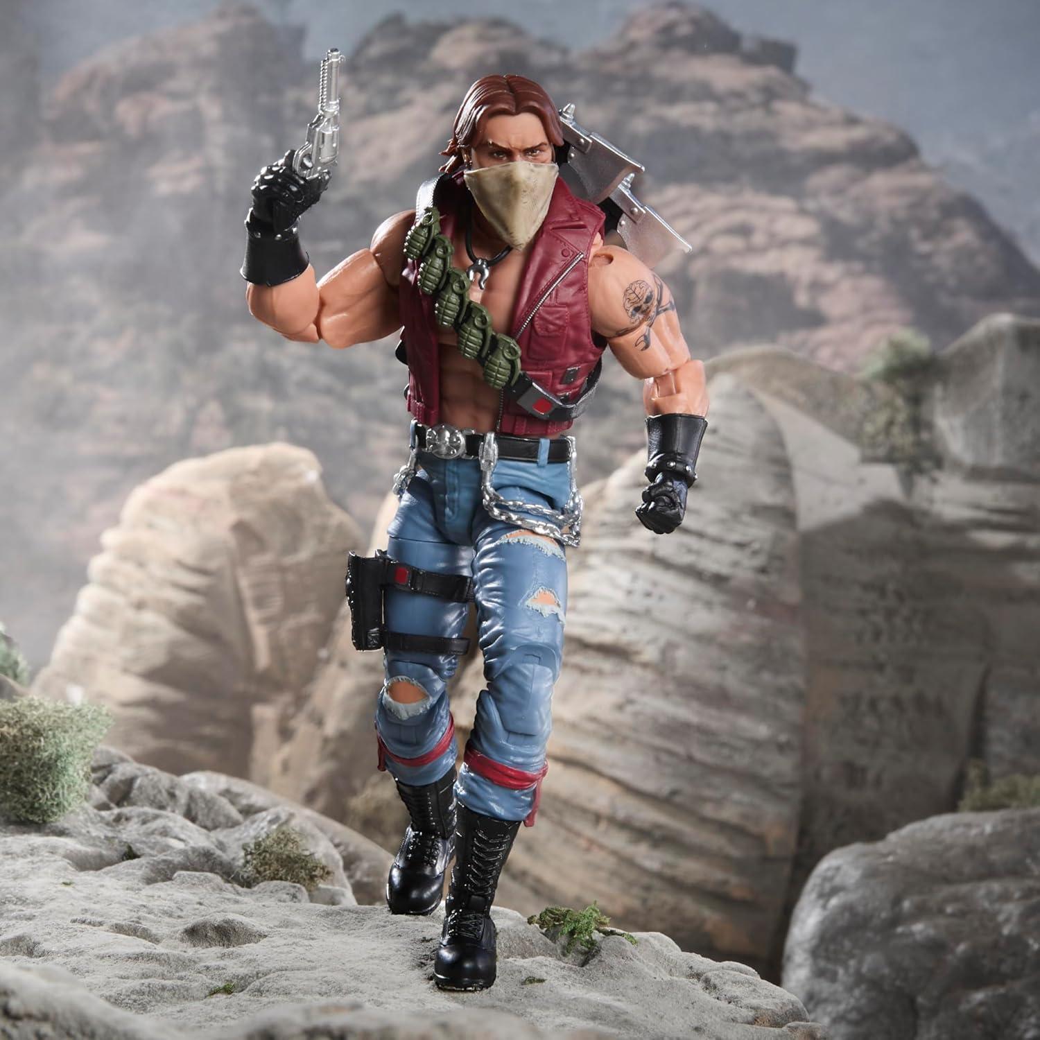 Figura de Acción G.I. Joe Dreadnok Monkeywrench 6" con 10 Accesorios
