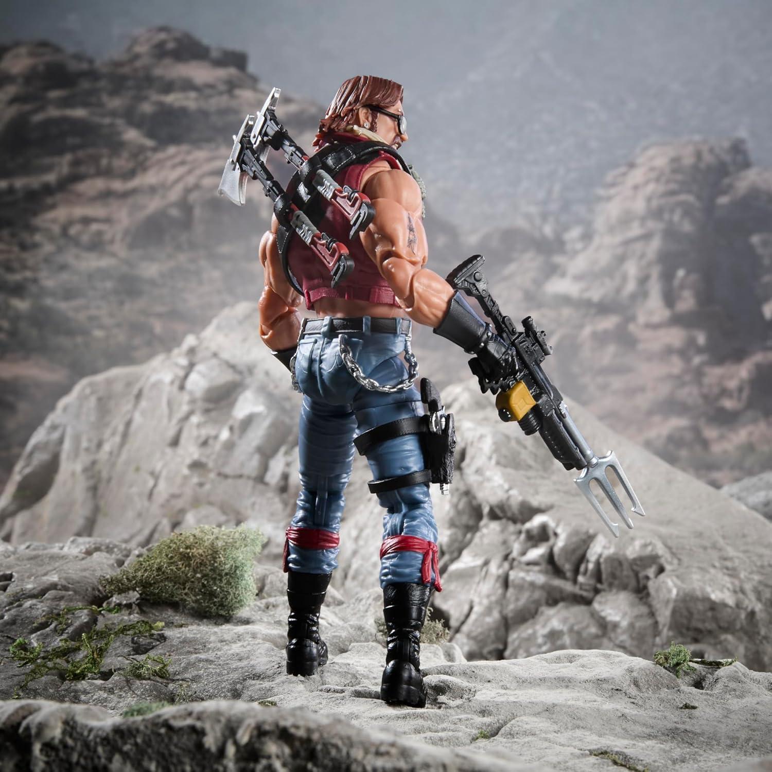 Figura de Acción G.I. Joe Dreadnok Monkeywrench 6" con 10 Accesorios