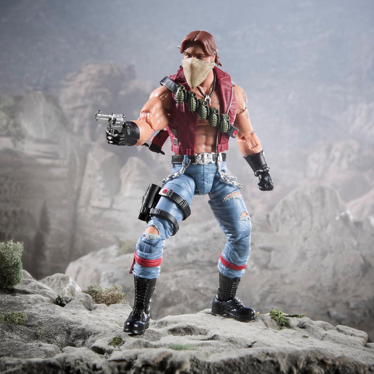 Figura de Acción G.I. Joe Dreadnok Monkeywrench 6" con 10 Accesorios