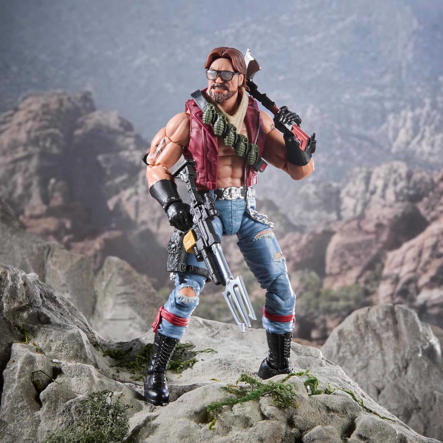 Figura de Acción G.I. Joe Dreadnok Monkeywrench 6" con 10 Accesorios