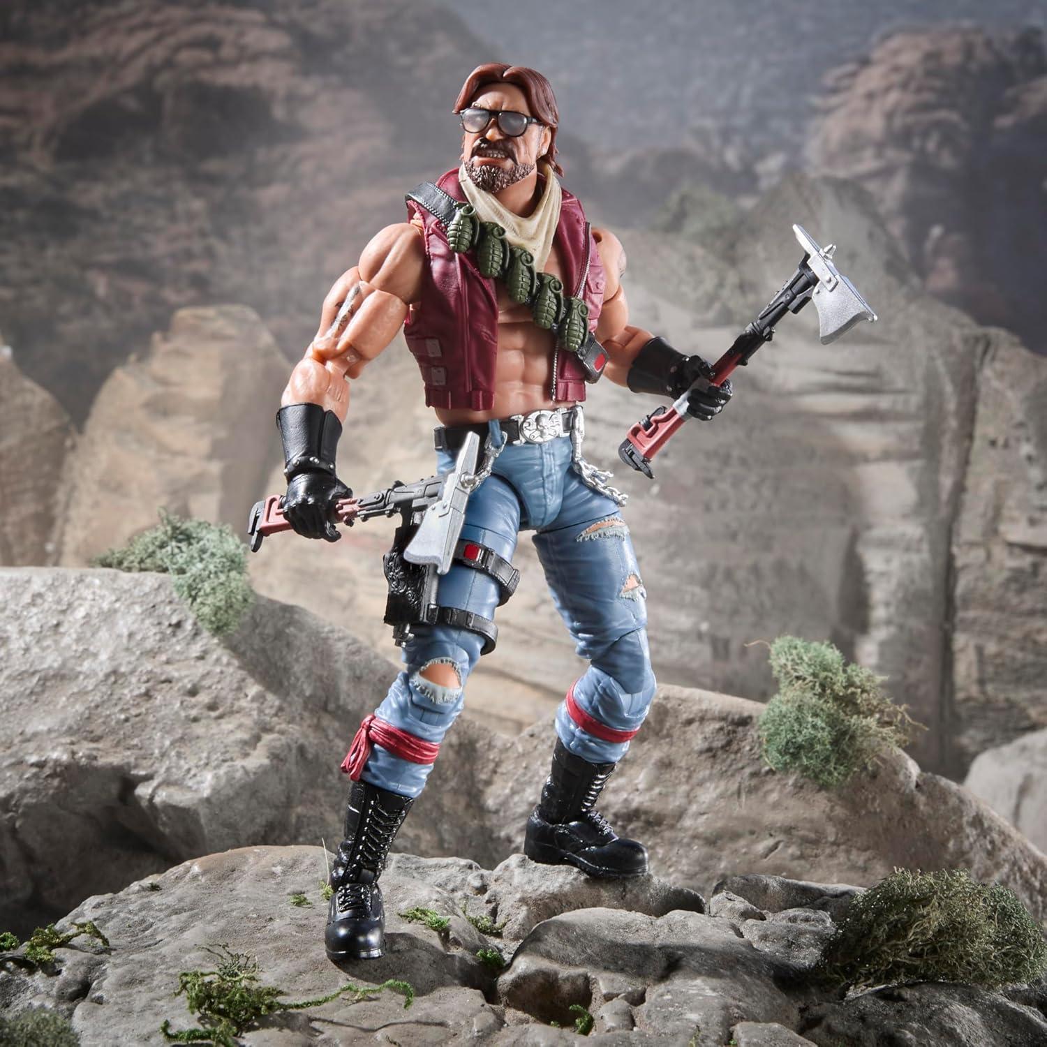 Figura de Acción G.I. Joe Dreadnok Monkeywrench 6" con 10 Accesorios