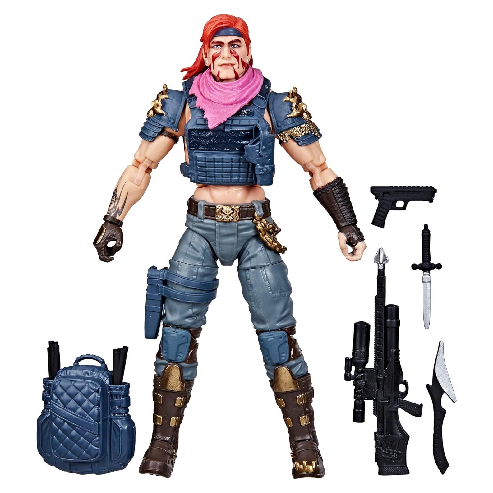 Figura de Acción G.I. Joe Clasificado Zandar 15.24 cm con Accesorios