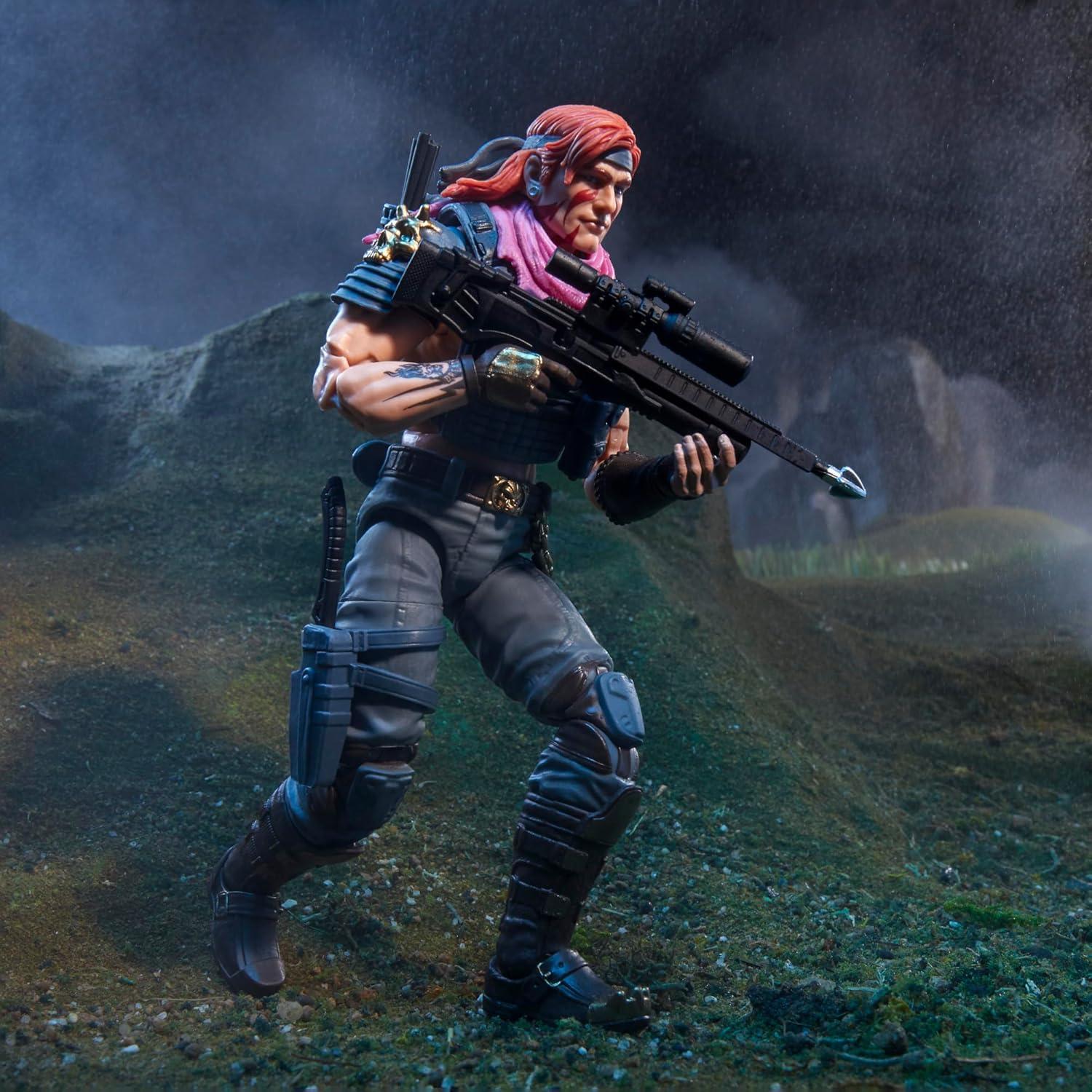 Figura de Acción G.I. Joe Clasificado Zandar 15.24 cm con Accesorios