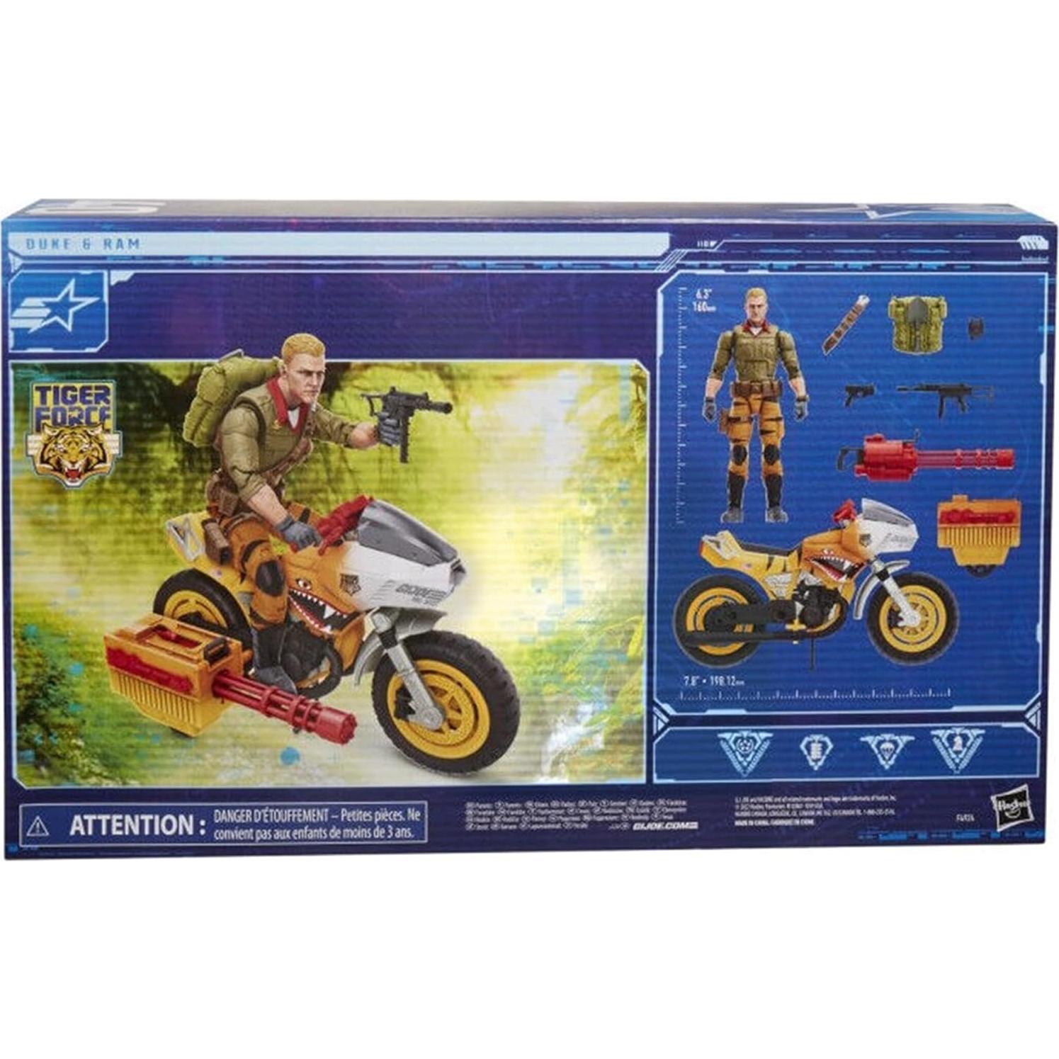 Figura de Acción Hasbro G.I. Joe Duke & Ram Vehículo Cráter