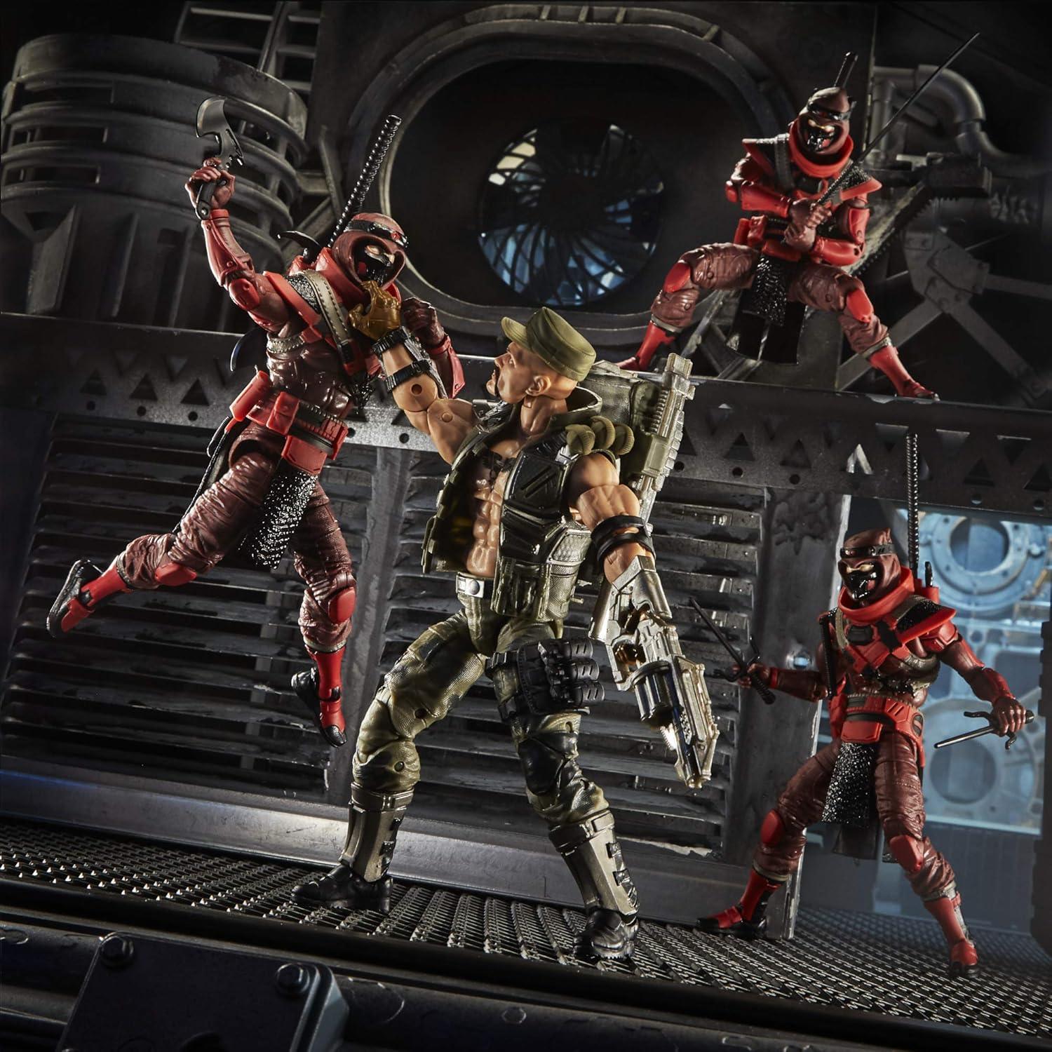 Figura de Acción G.I. Joe Ninja Rojo Hasbro 15 cm Coleccionable