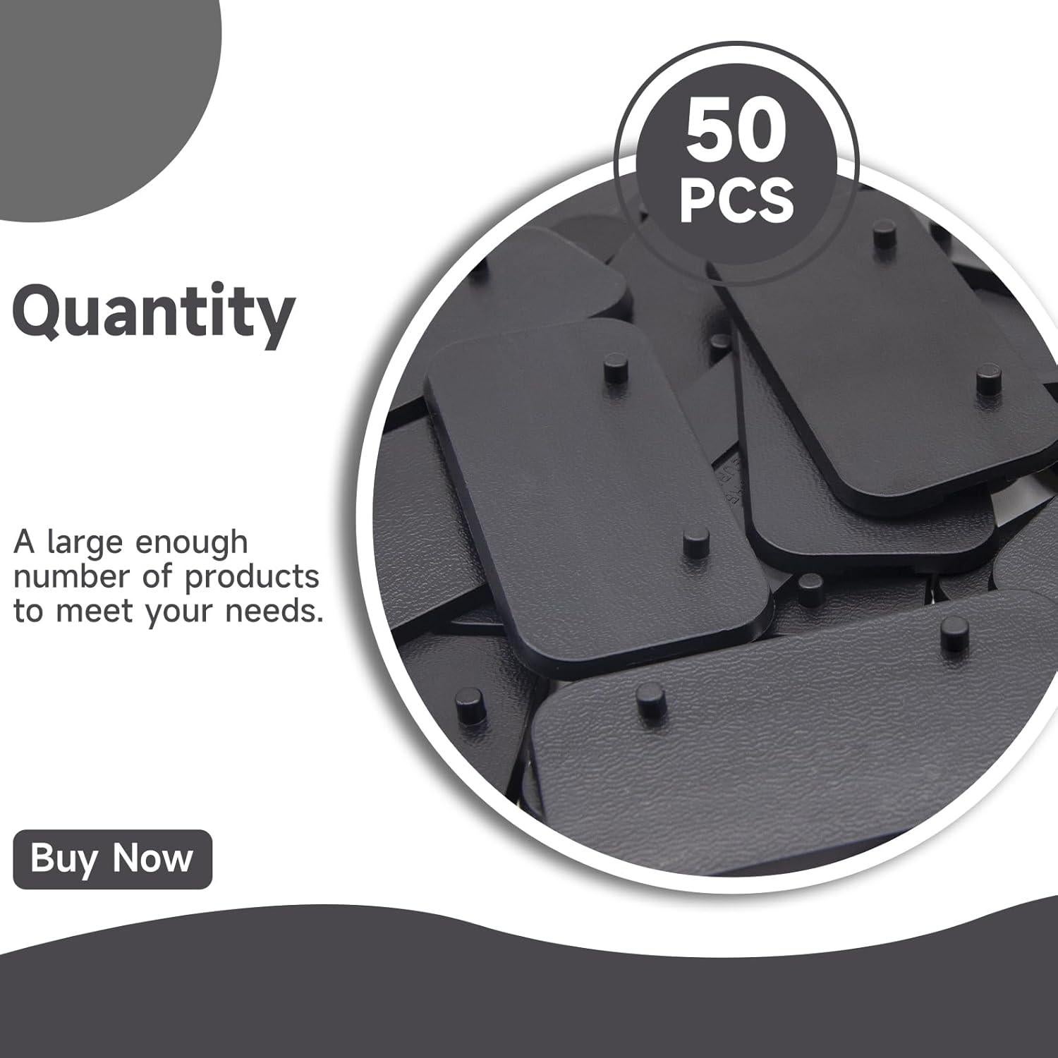 EBCO 50 Pcs Bases de Soporte Plástico 32mm para Figuras 15cm