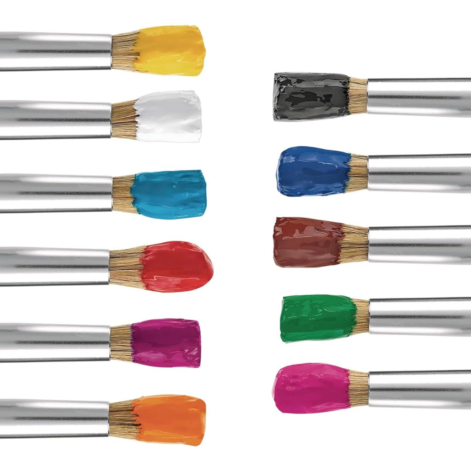 Pintura Tempera Lavable Coloraciones Set 11 Colores 473ml