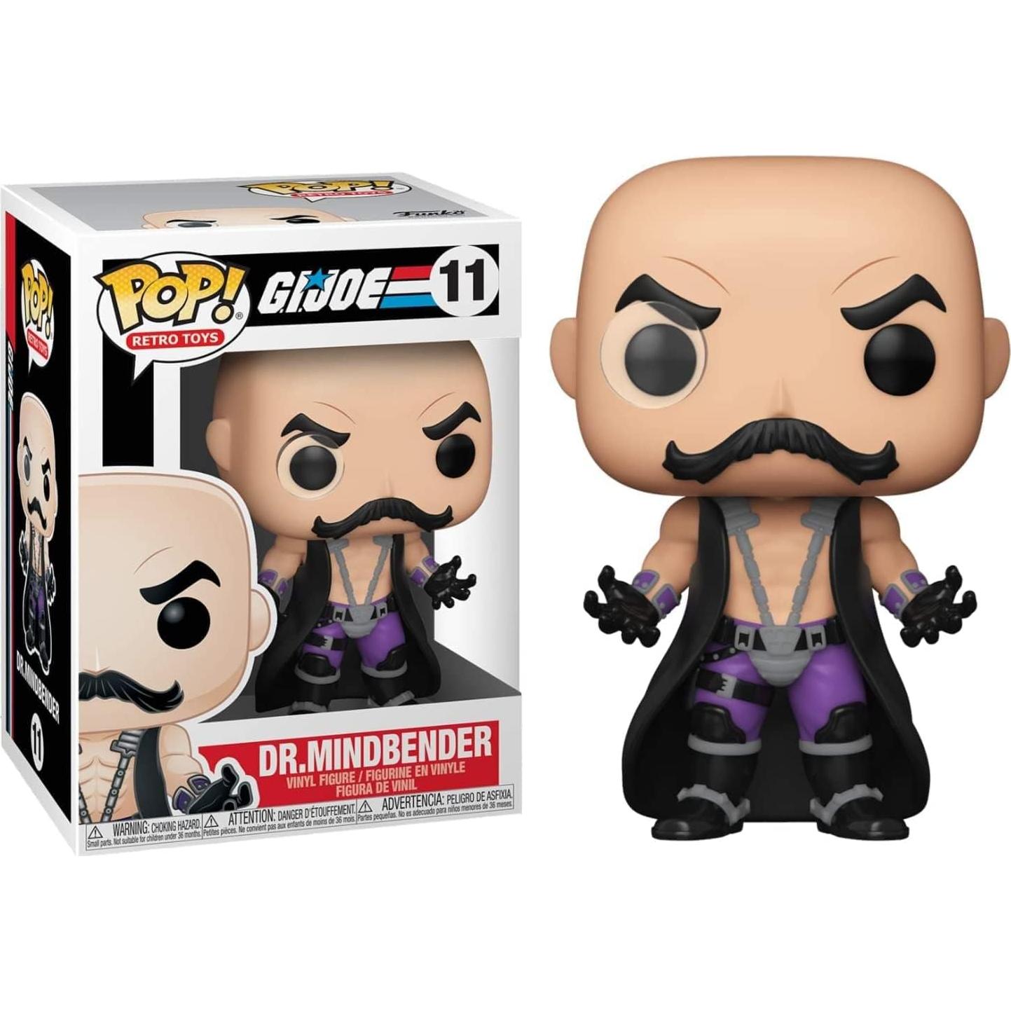 Funko POP Juguete Retro GI Joe Dr. Mindbender Vinilo 9.5cm