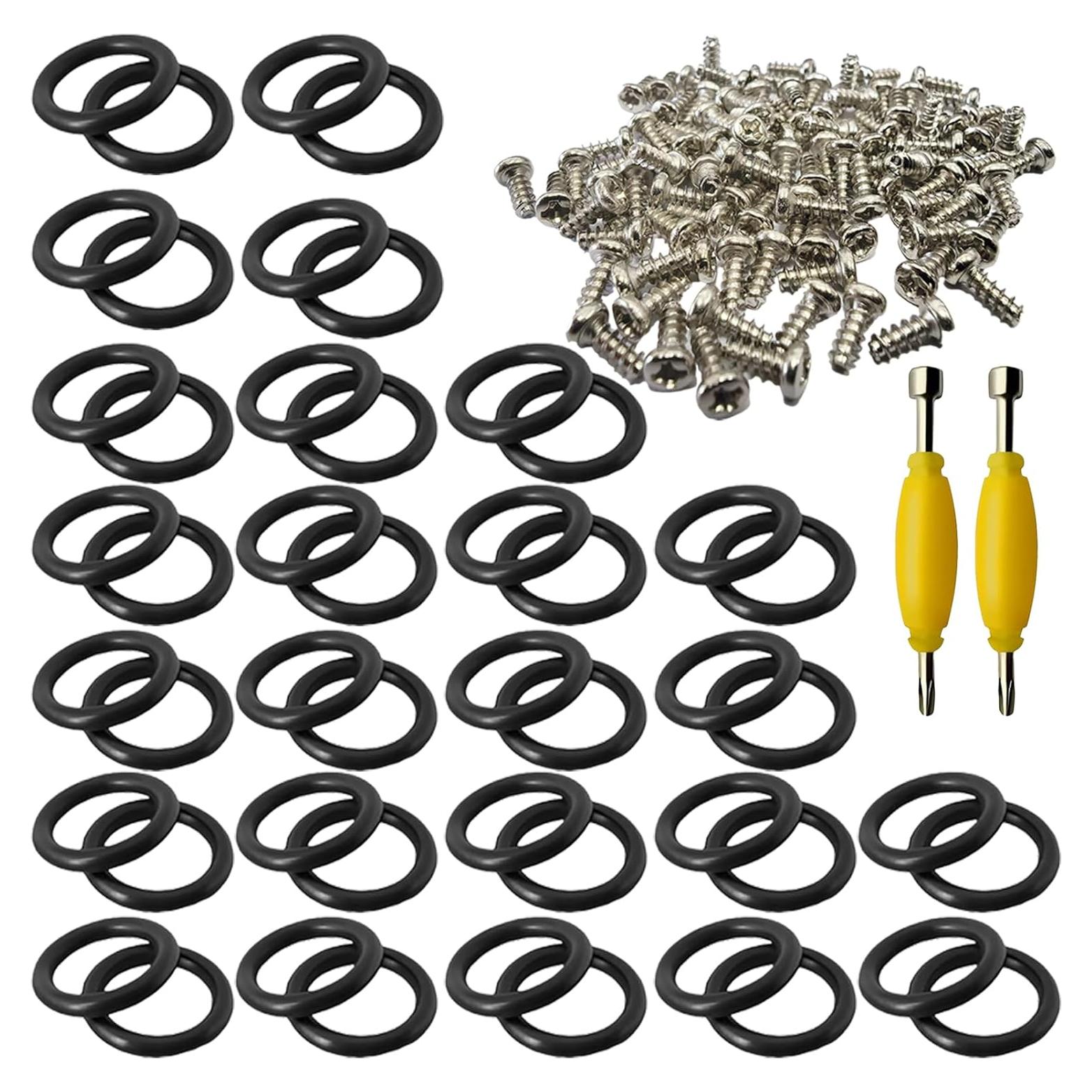 Kit de Reparación de Figuras de Acción GI Joe - 50 Anillos O + 100 Tornillos