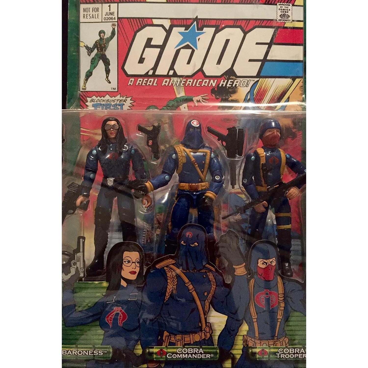 Paquete de Cómic GI Joe #1 con Figuras Baroness y Cobra